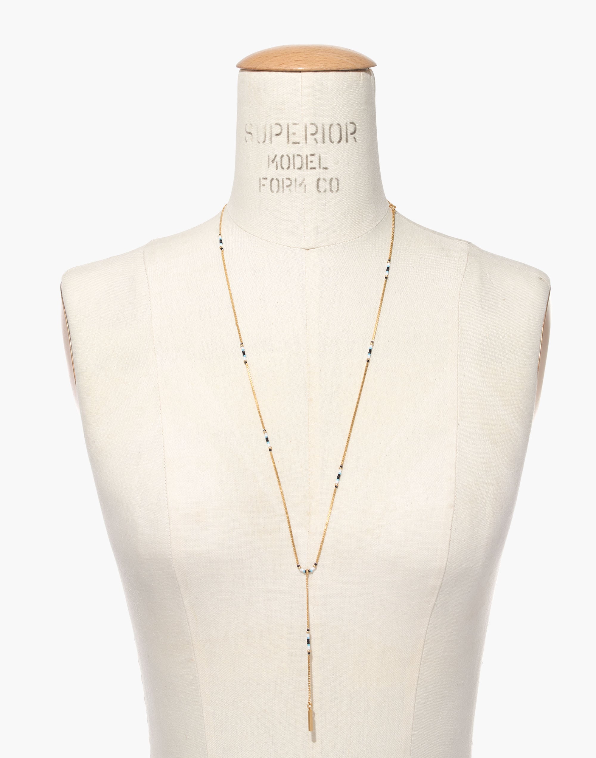 Beaded Lariat Necklace