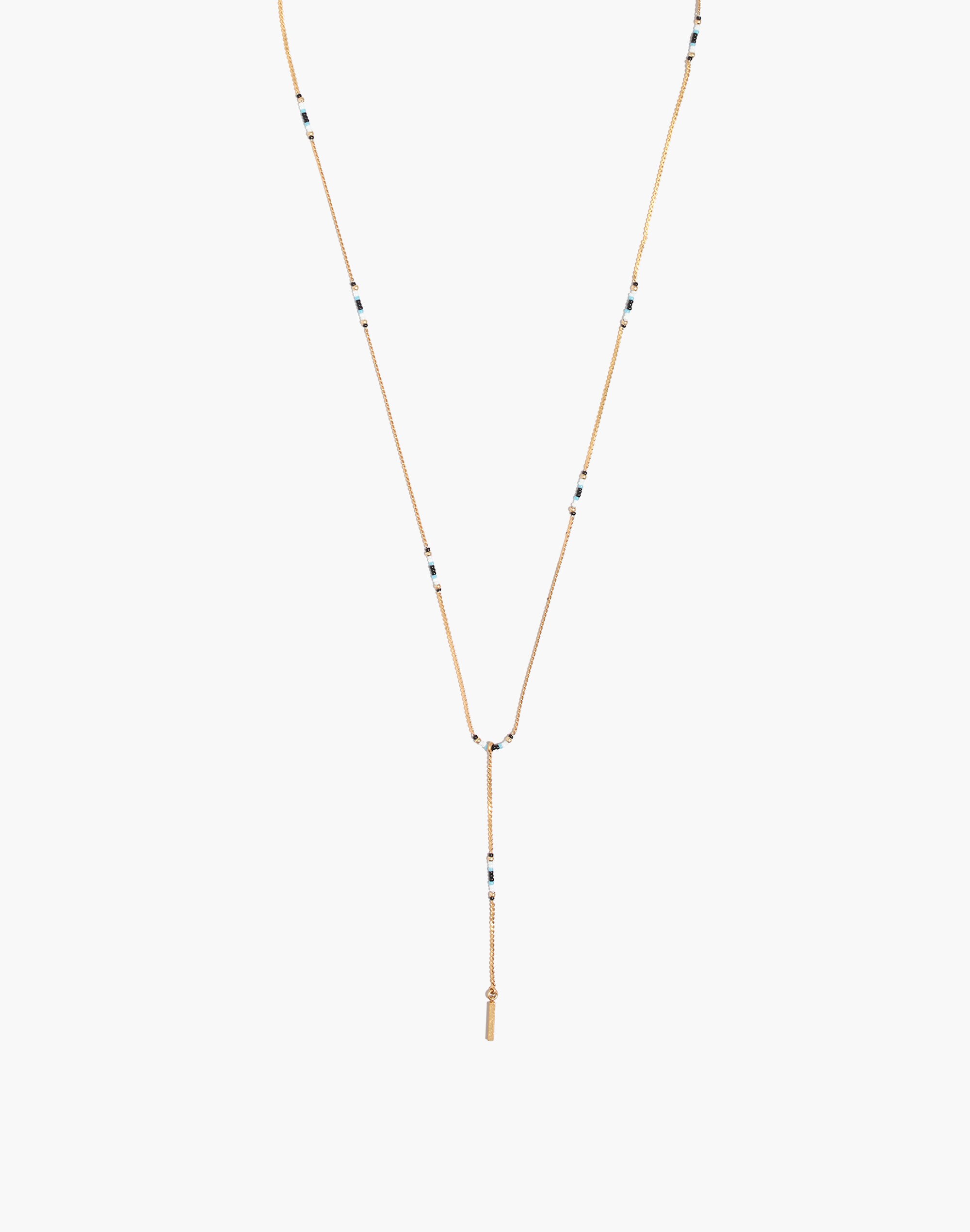 Beaded Lariat Necklace