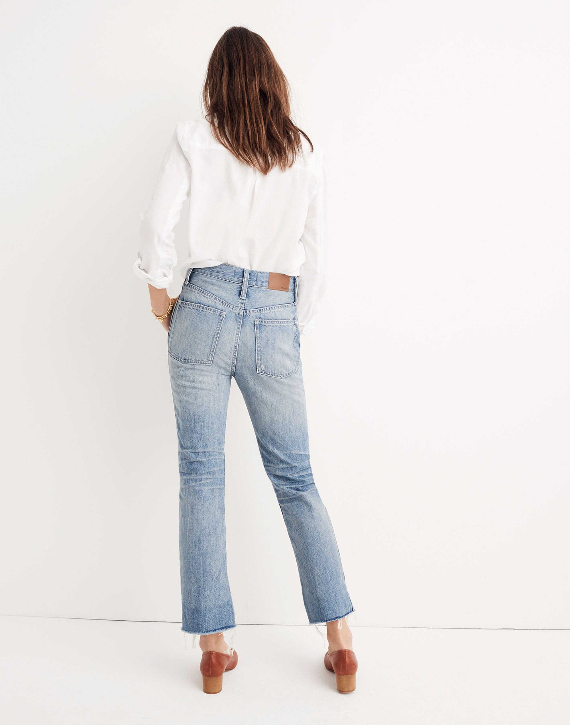 Rigid Demi-Boot Crop Jeans