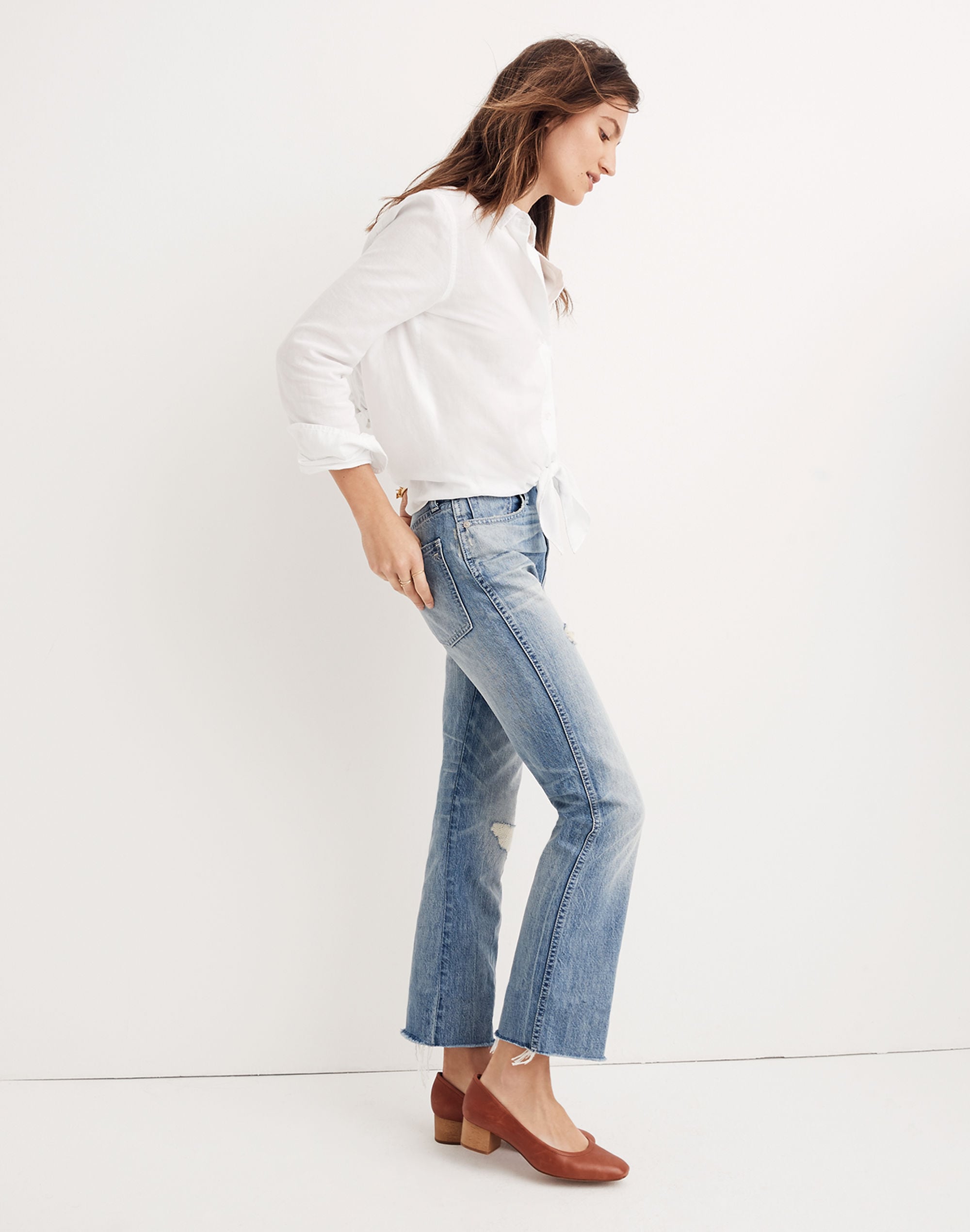 Tall Rigid Demi-Boot Crop Jeans