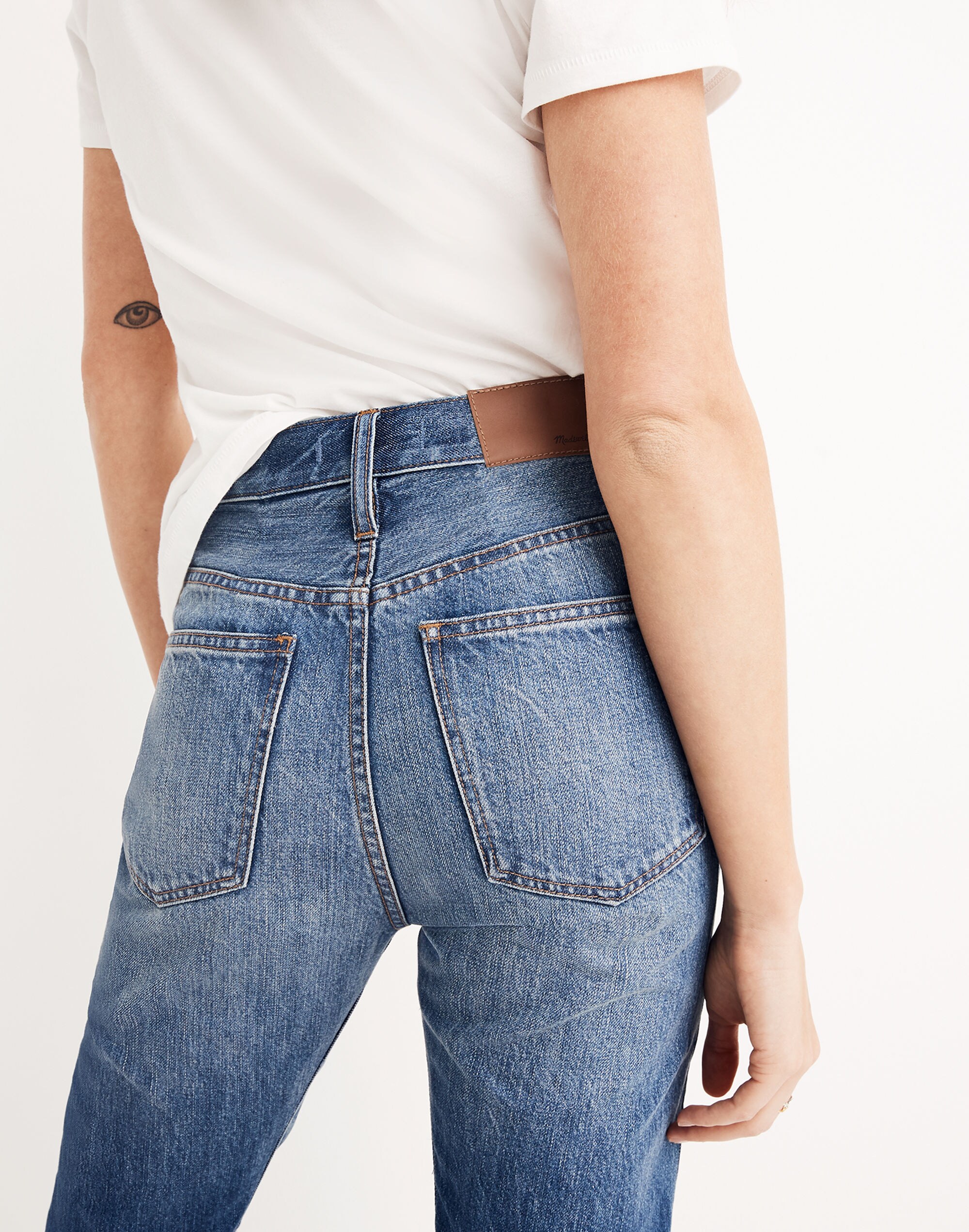 Rigid Straight Crop Jeans: Tall Cuff Edition