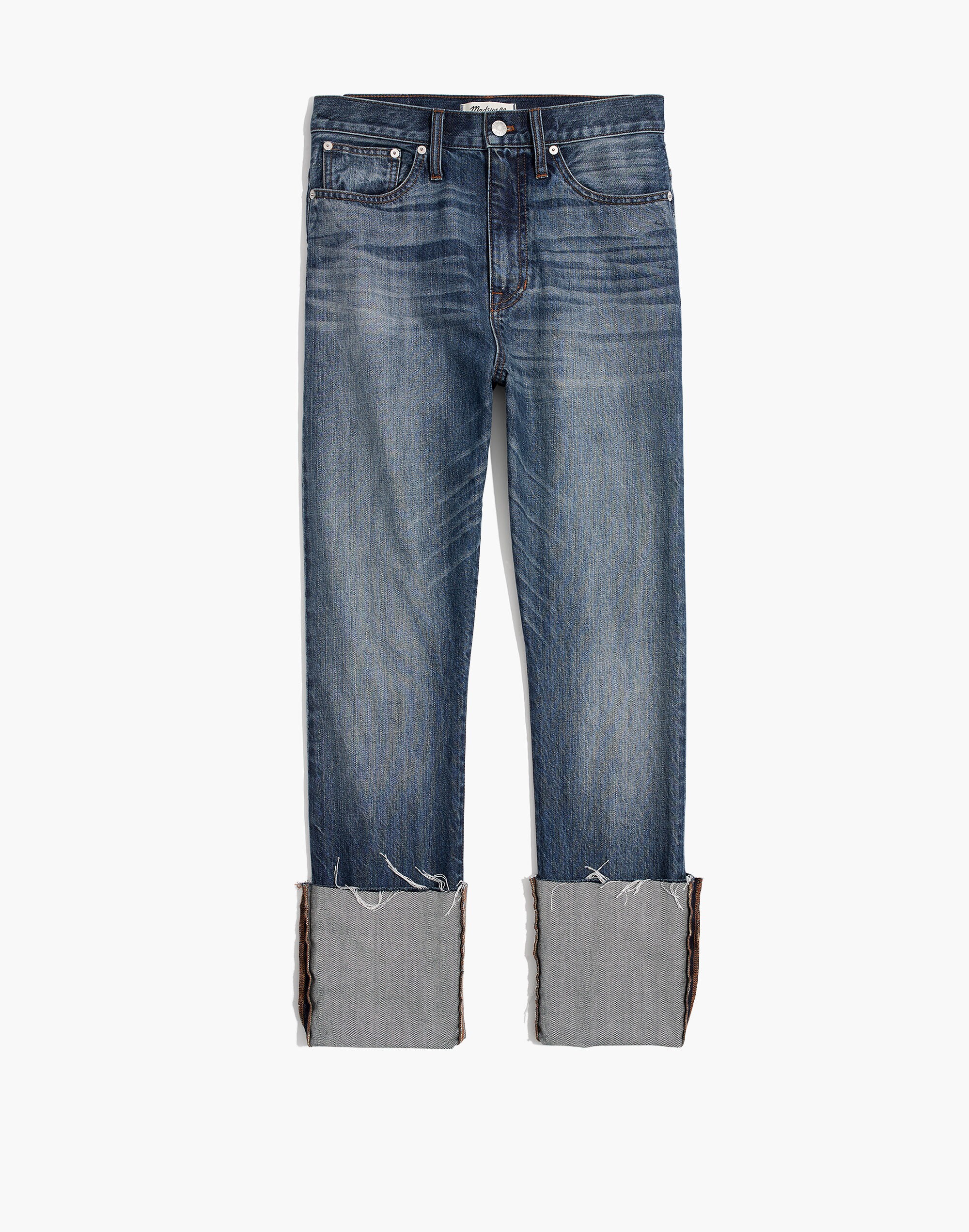 Rigid Straight Crop Jeans: Tall Cuff Edition