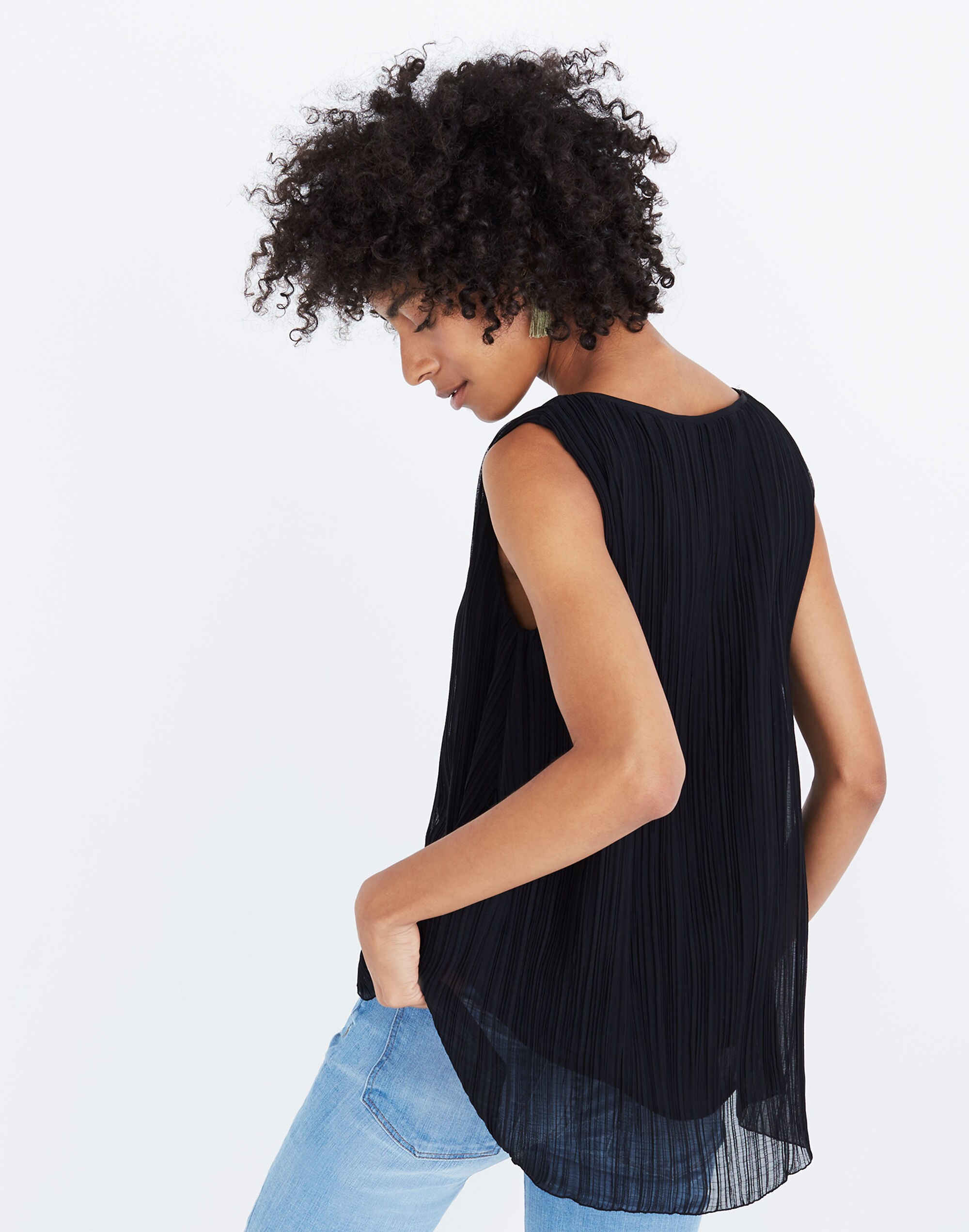 Pleated Tank Top