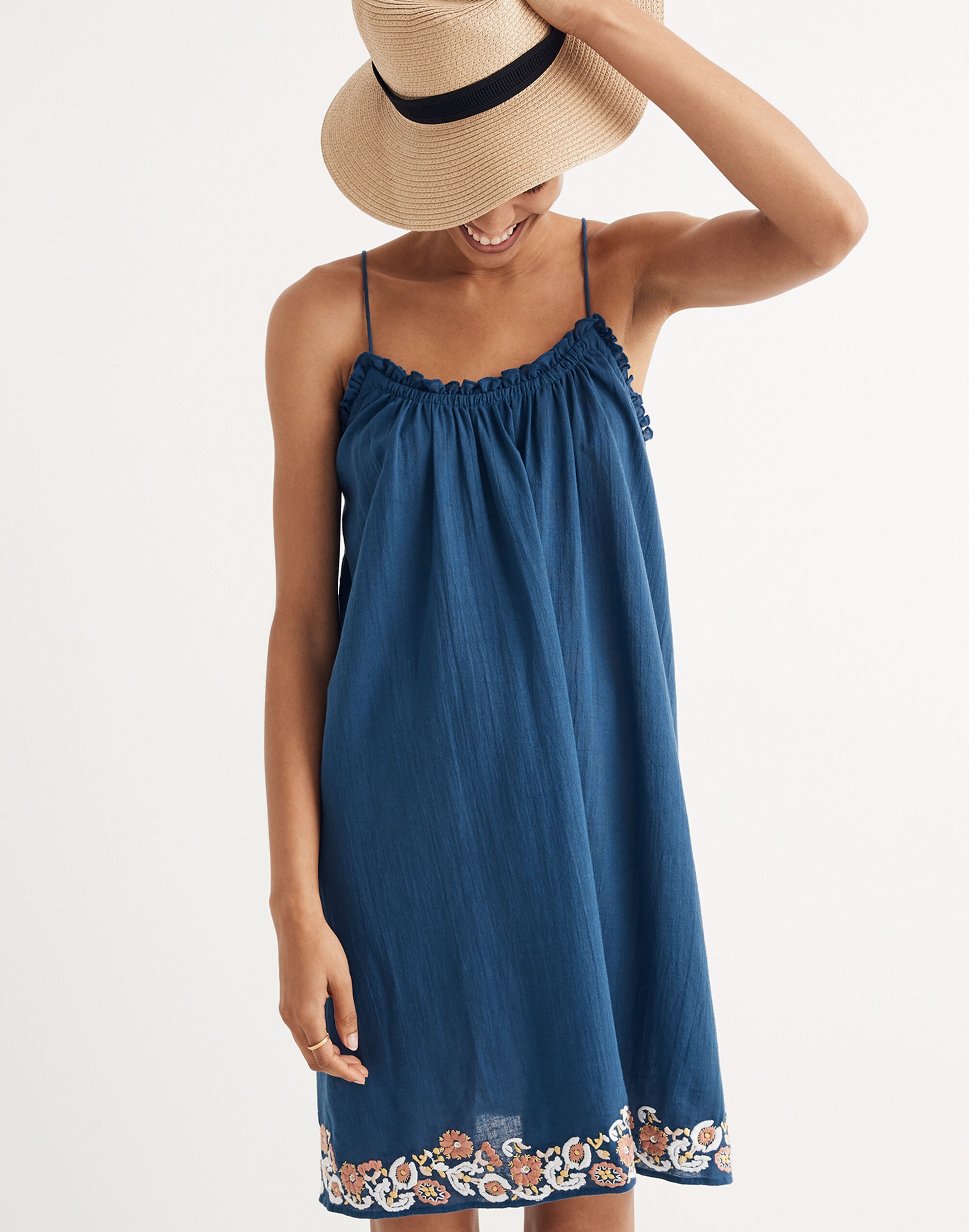Embroidered Tulum Cover-Up Dress