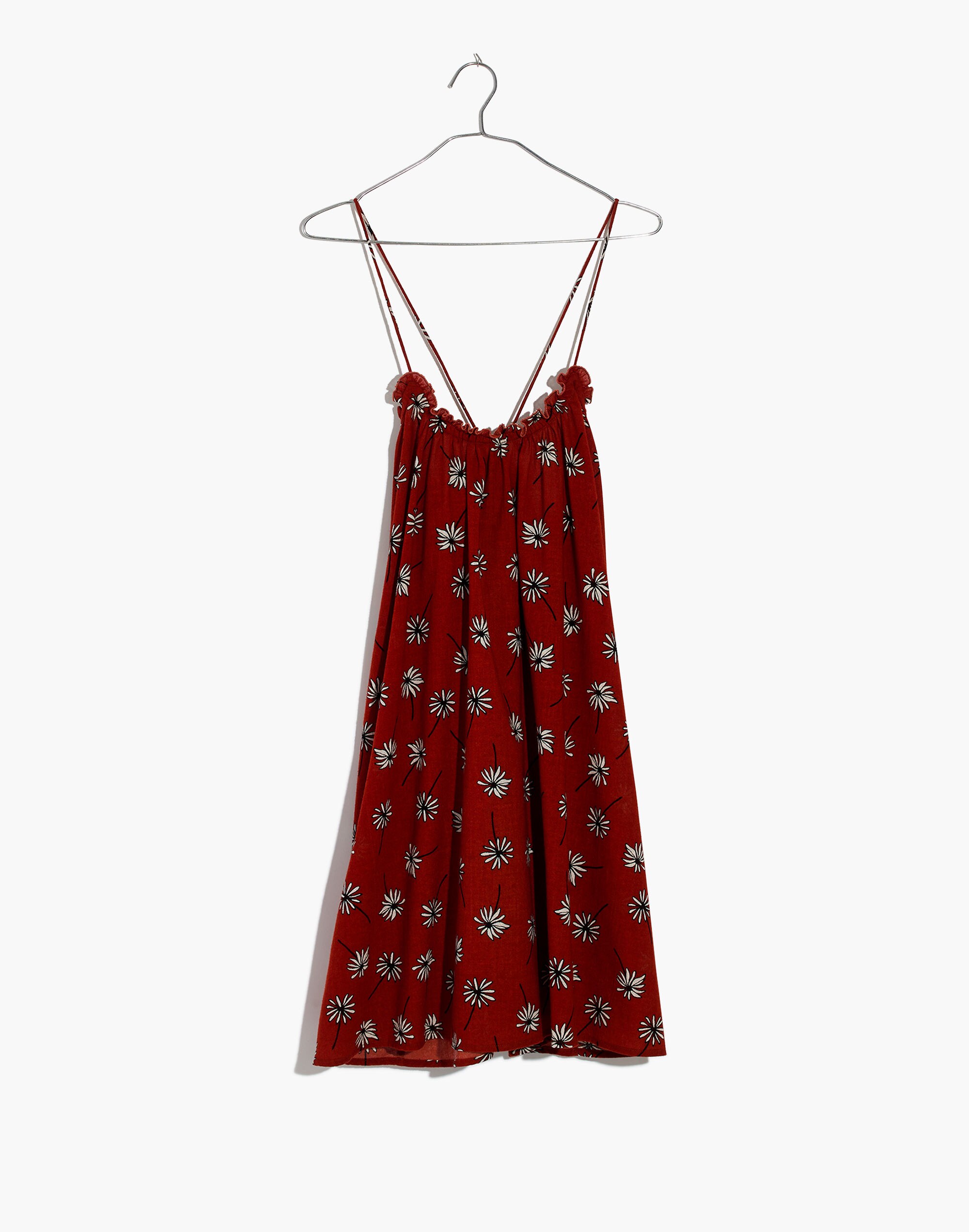 Tulum Cover-Up Dress in Fresh Daisies