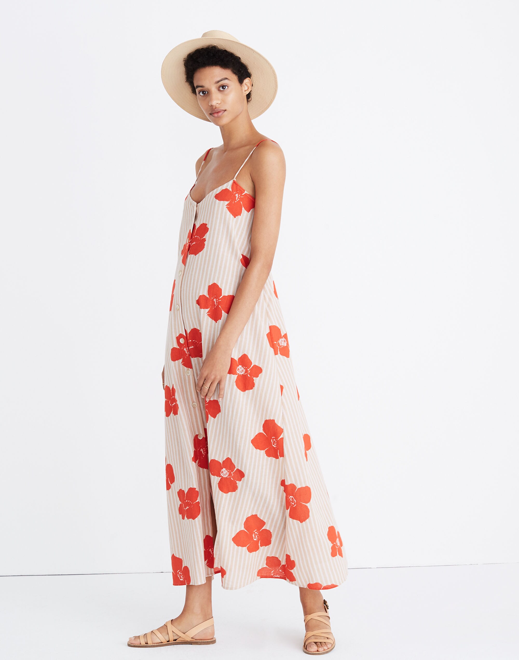 Morocco Cover-Up Maxi Dress in Candied Orchids