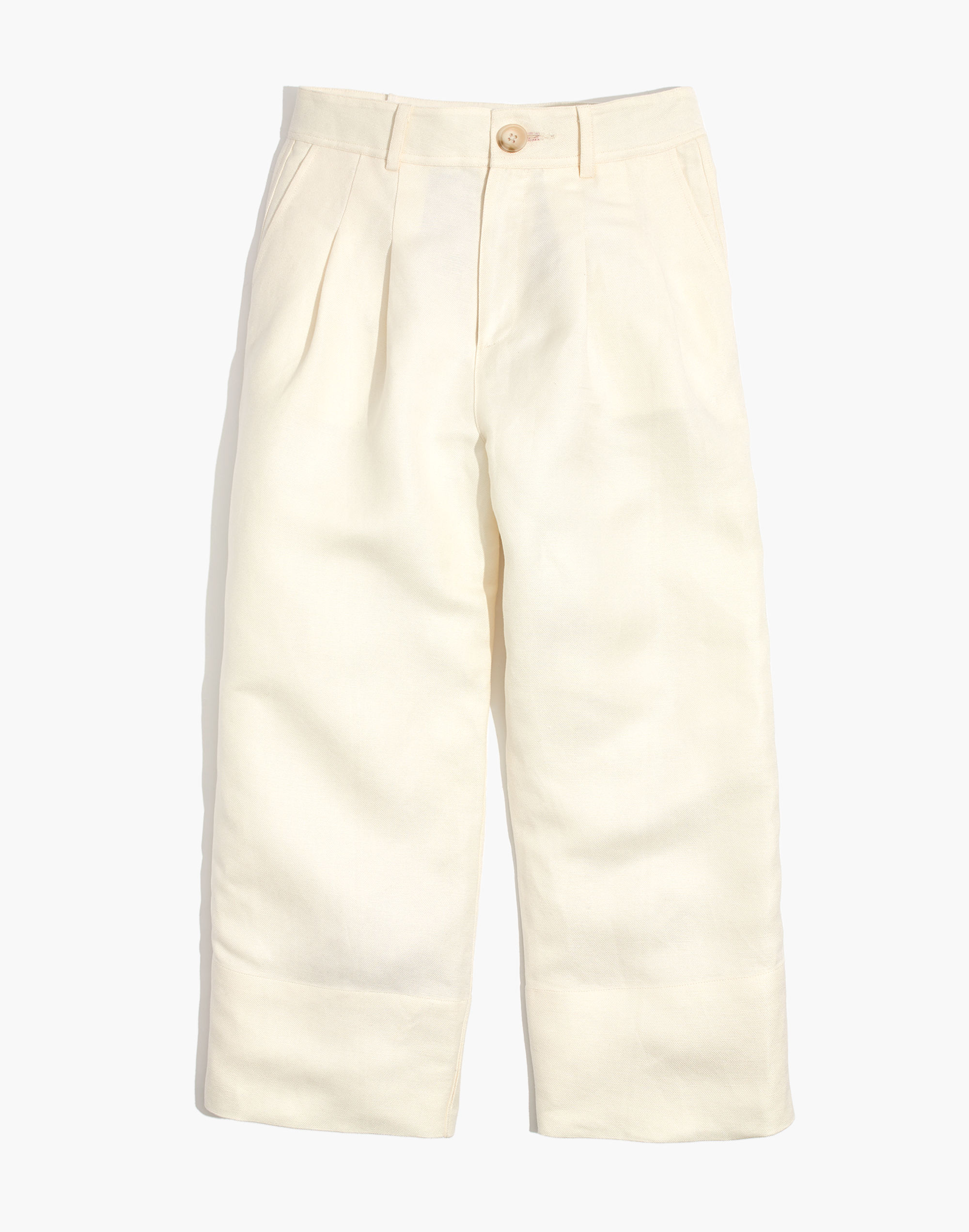 Linen Wide-Leg Pants