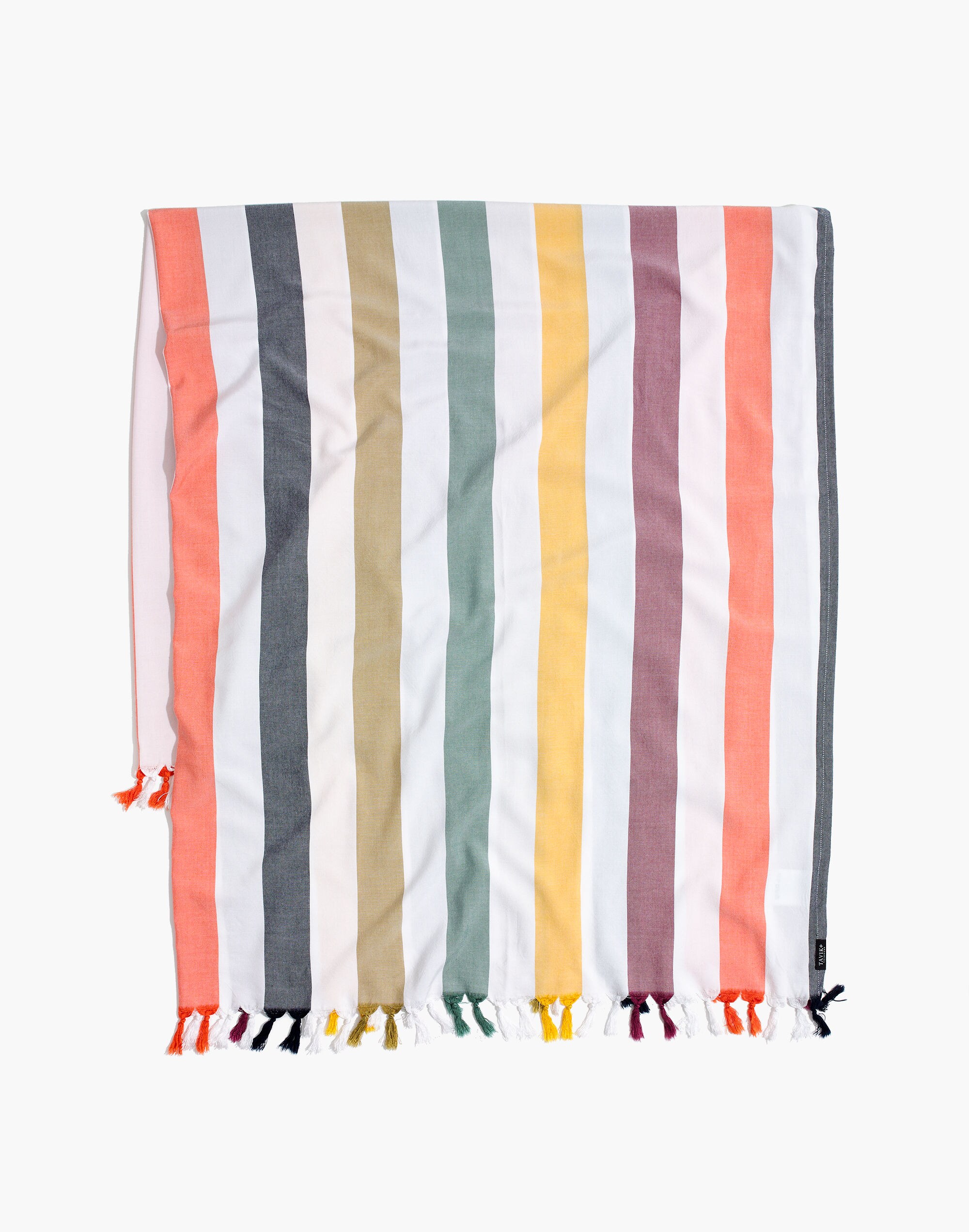 Madewell x Tavik&reg; Beach Throw in Rainbow Stripe