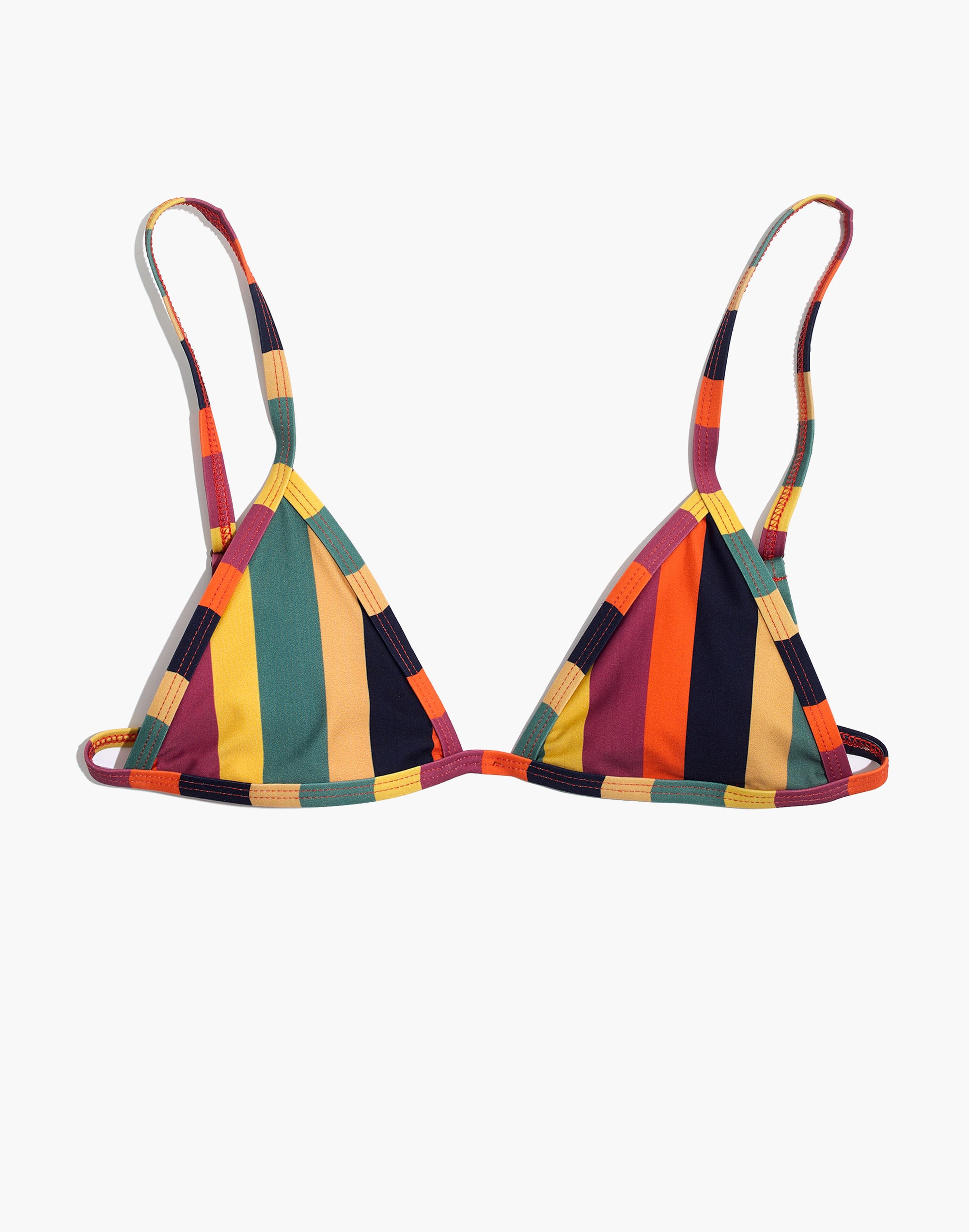 Madewell x Tavik&reg; Jett Bikini Top in Rainbow Stripe