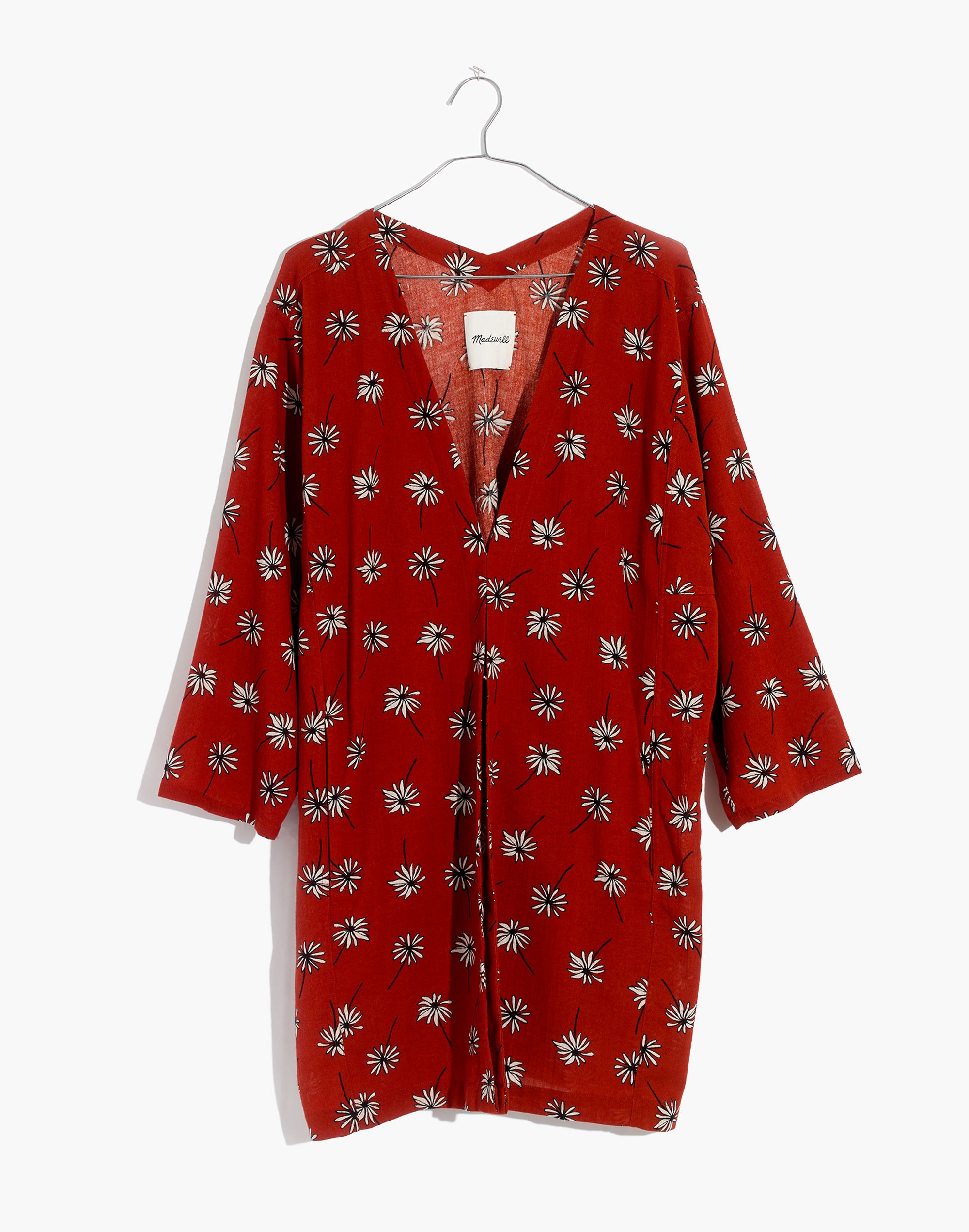Maldives Cover-Up Robe in Fresh Daisies
