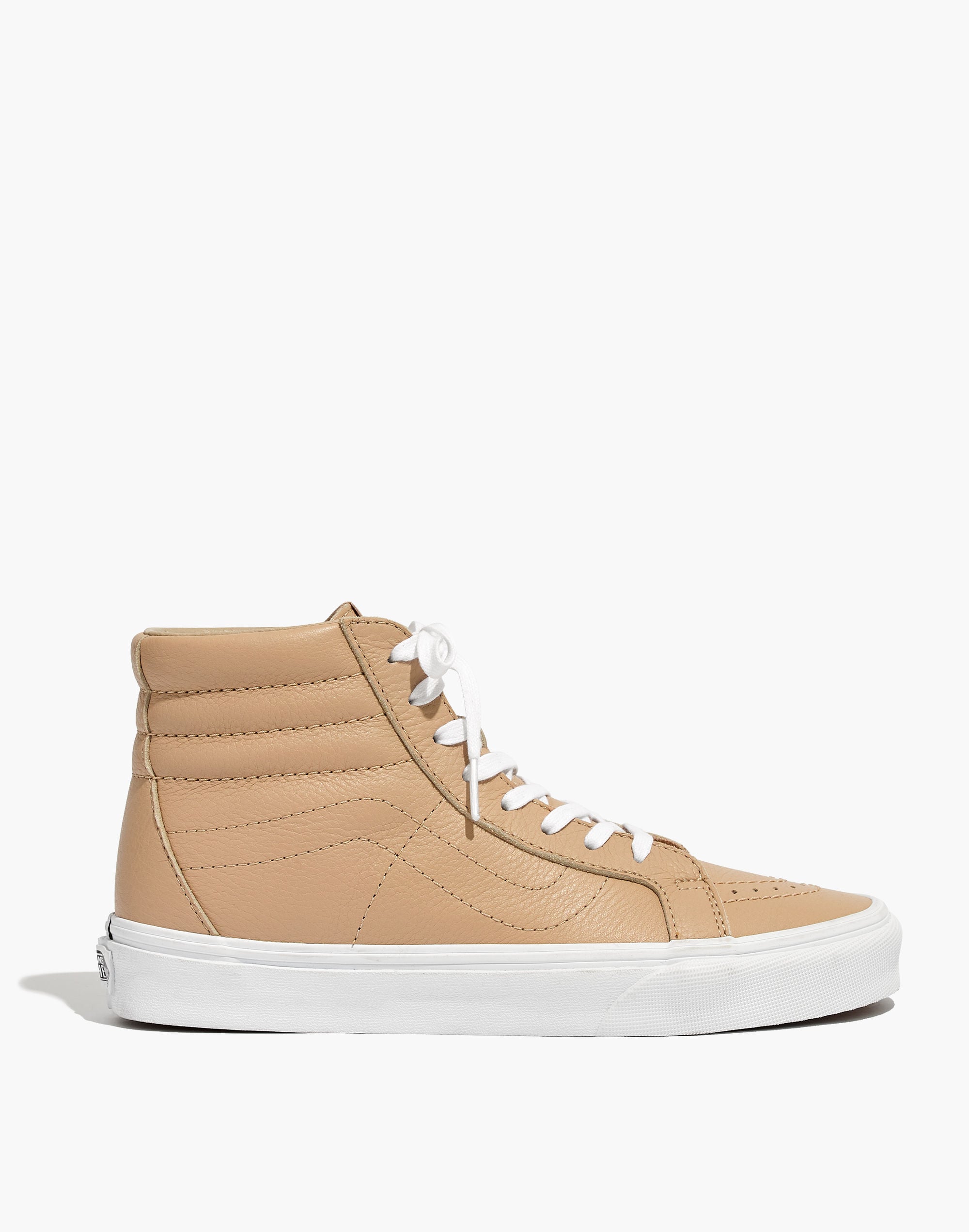 Vans&reg; Unisex SK8-Hi Reissue High-Top Sneakers in Sesame Leather
