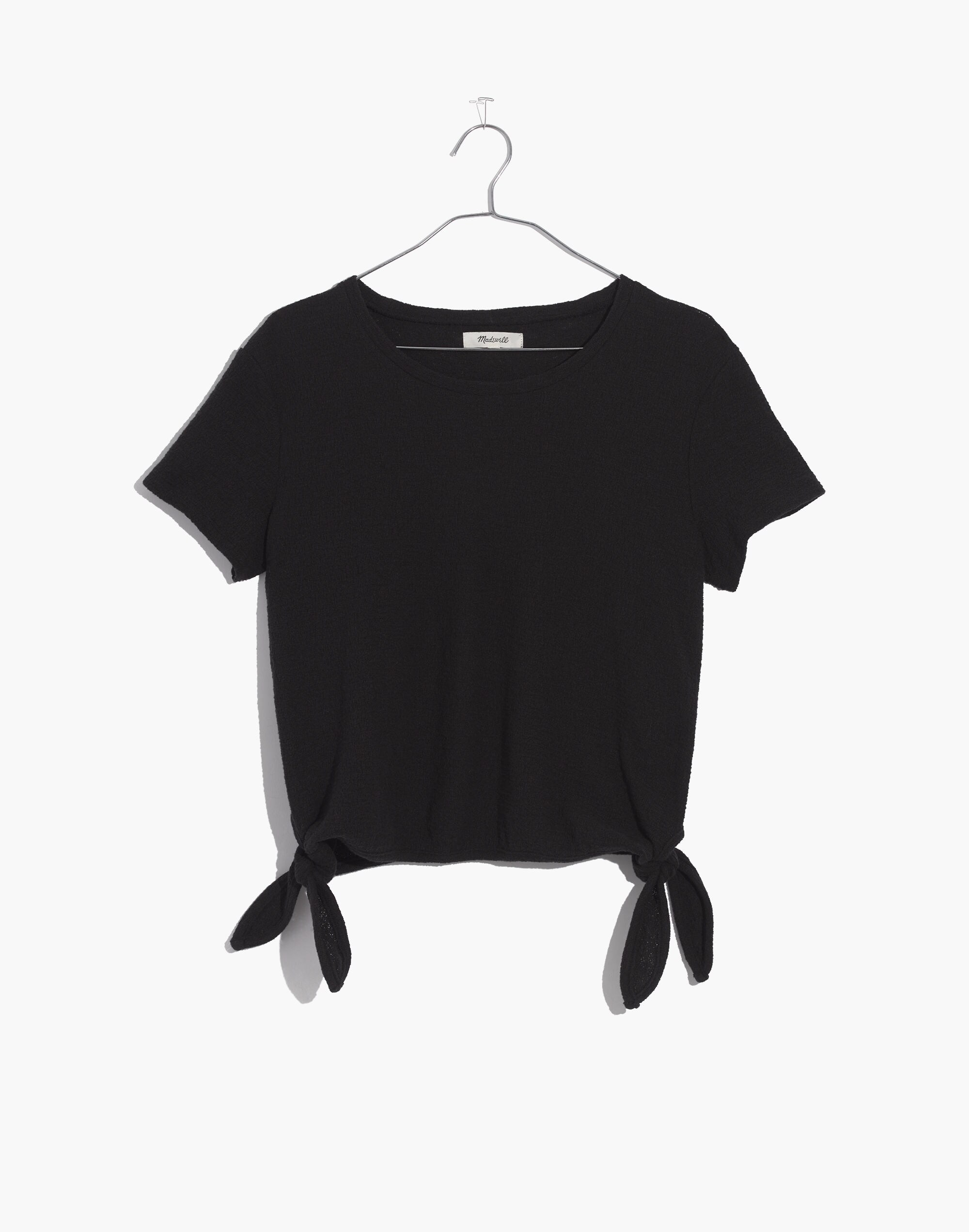 Texture &amp; Thread Modern Side-Tie Top