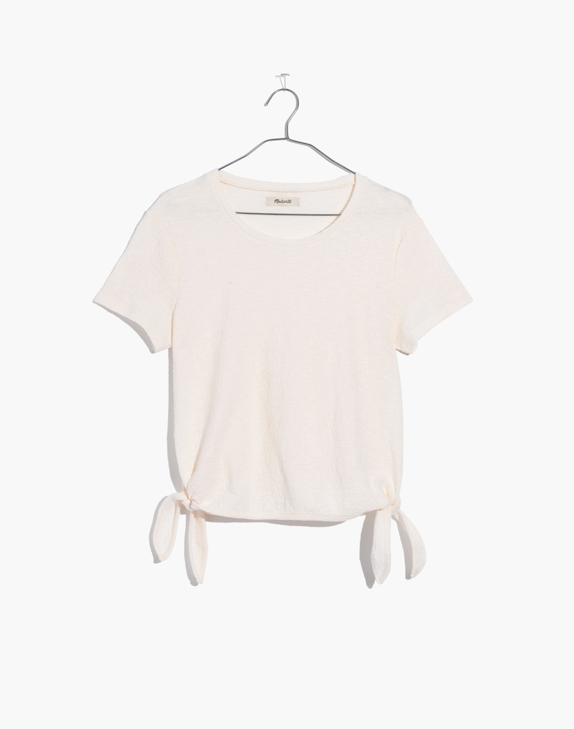 Texture &amp; Thread Modern Side-Tie Top