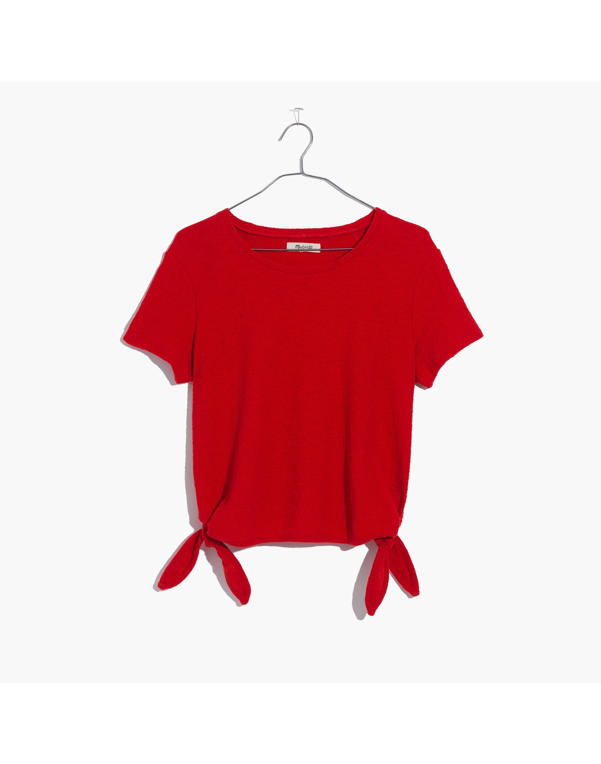 Texture &amp; Thread Modern Side-Tie Top