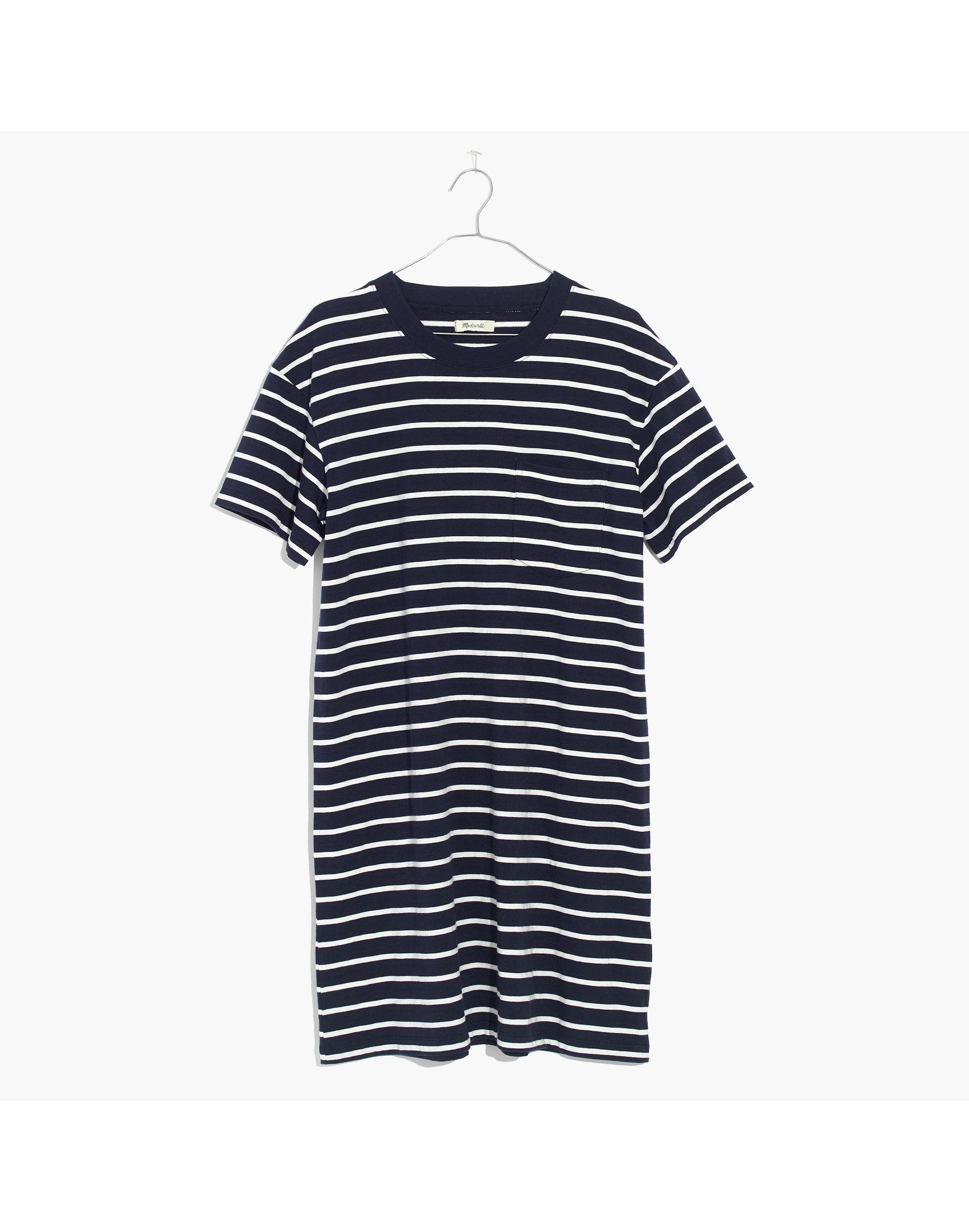 Striped Pocket Tee Dress