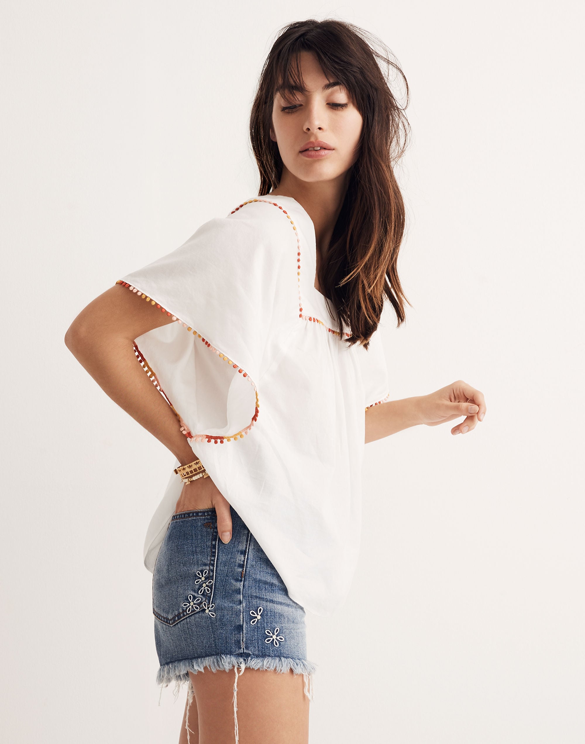 Pom-Pom Butterfly Top