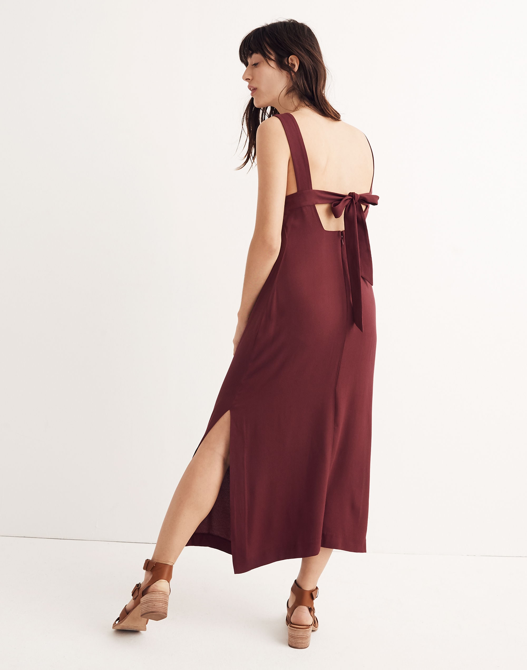 Apron Tie-Back Dress