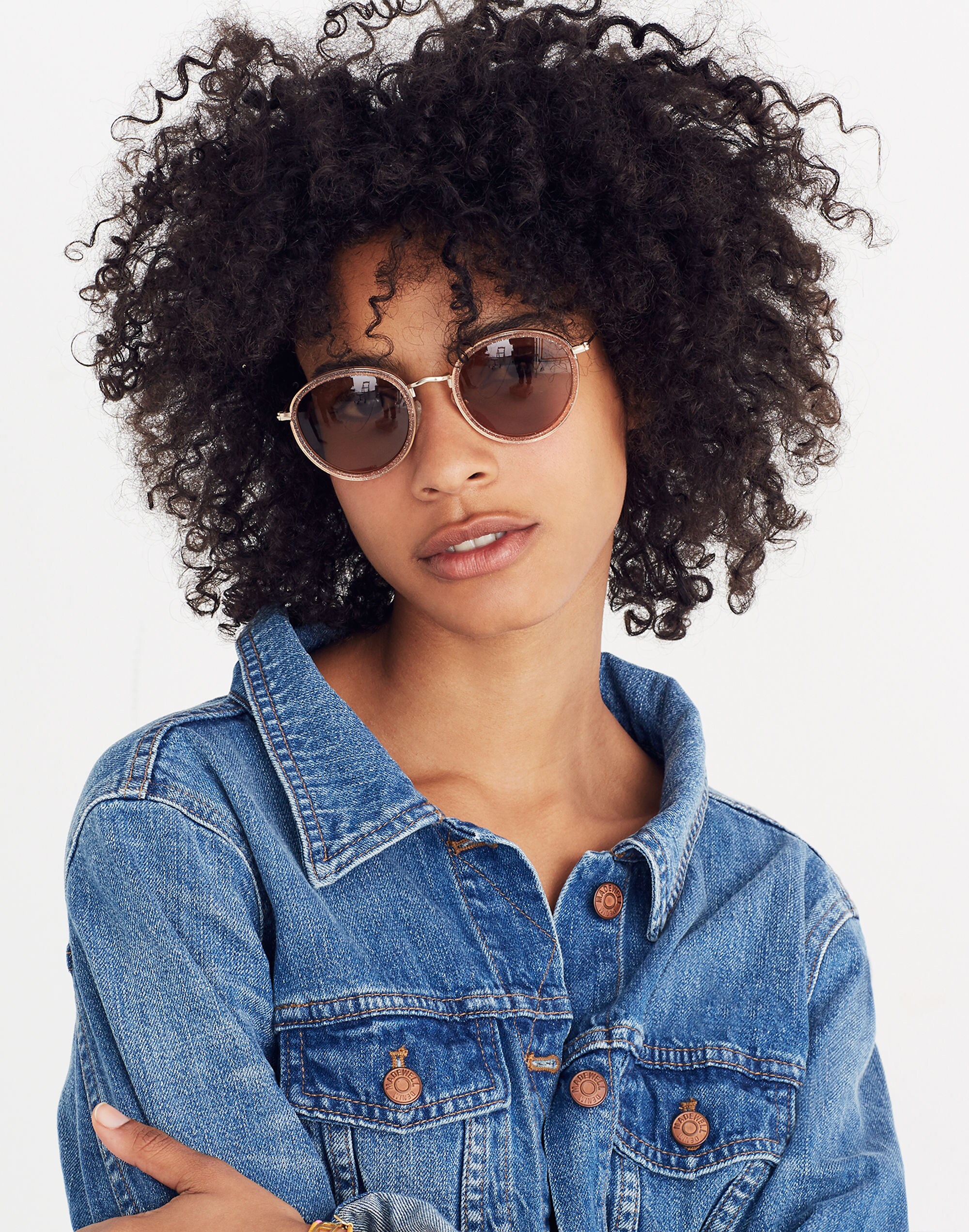 Glitter Fest Aviator Sunglasses