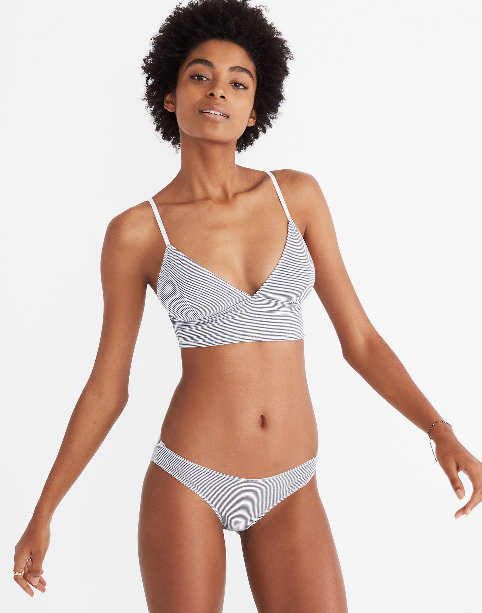 Cotton-Modal&reg; Bikini in Dodd Stripe