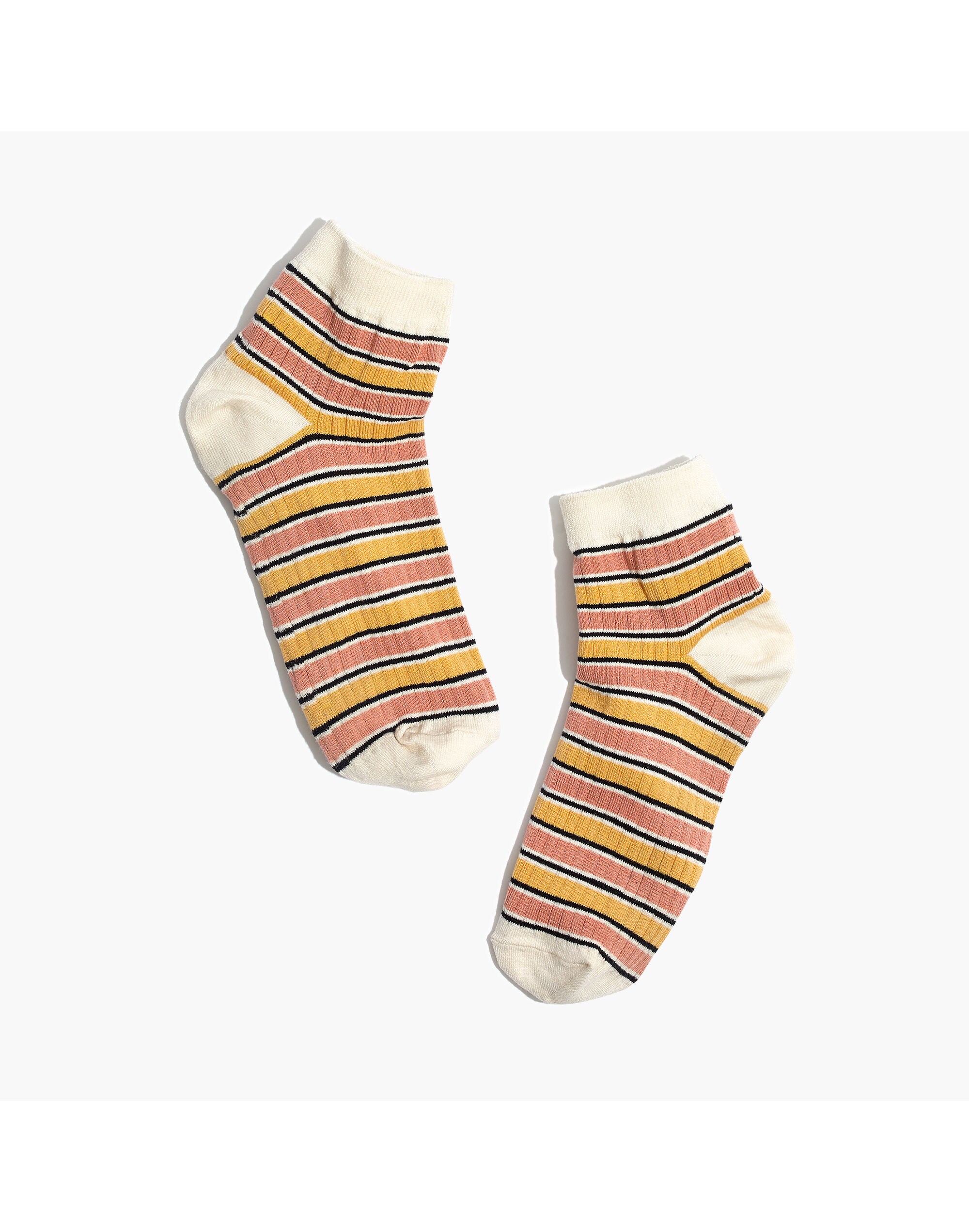 striped ankle socks