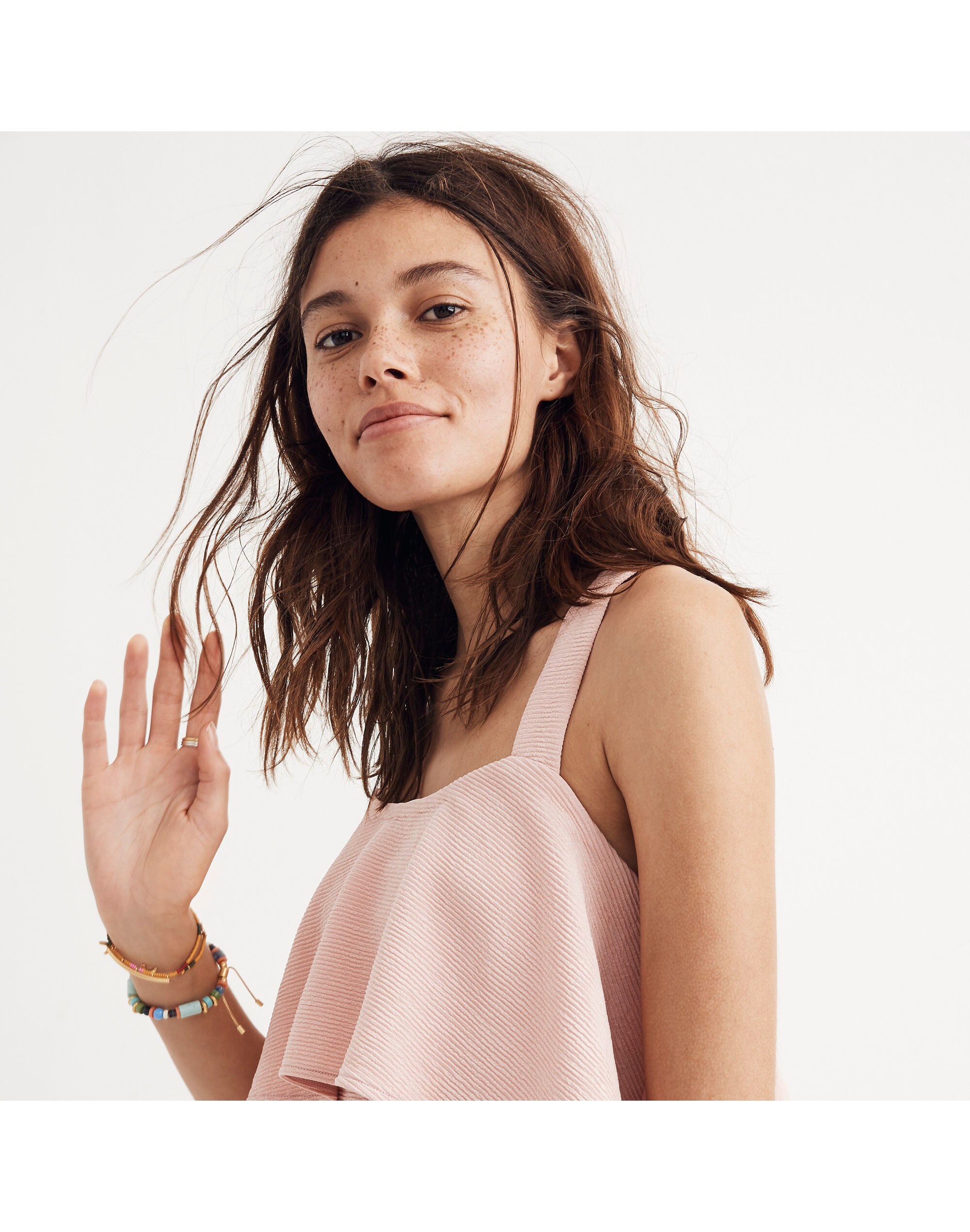 Texture &amp; Thread Tiered Tank Top