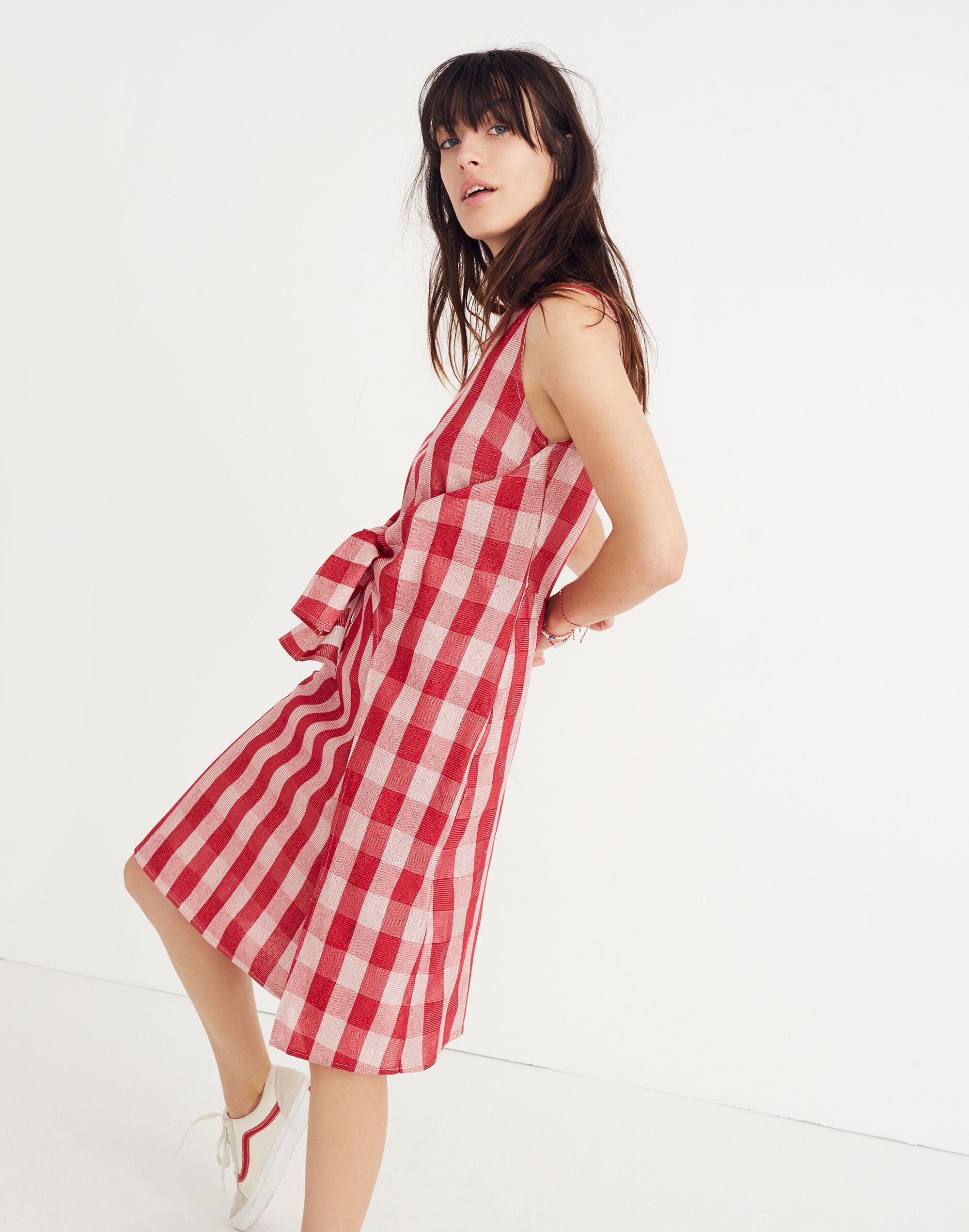 Caron Callahan&trade; Gingham Ada Wrap Dress