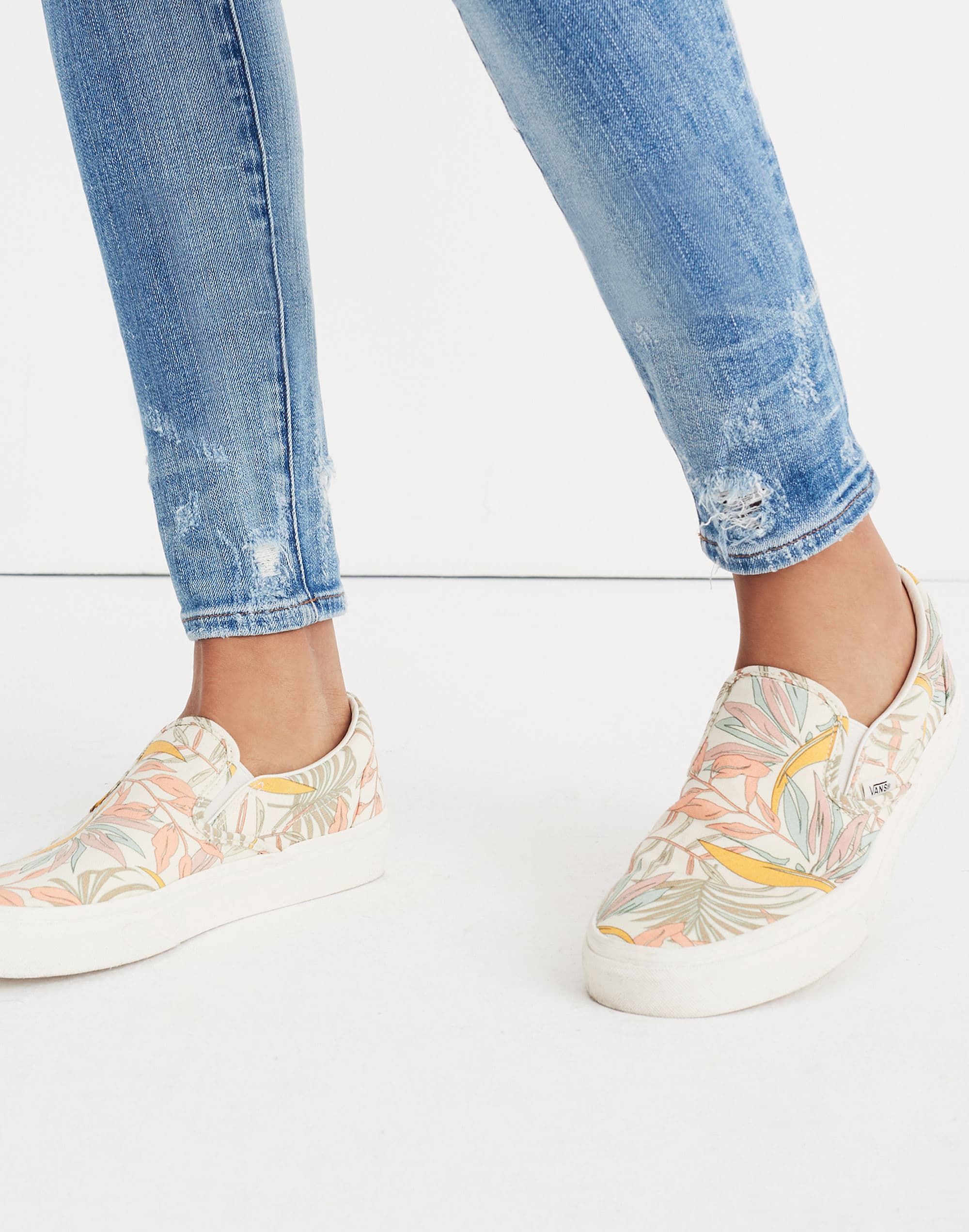 Tall 9" High-Rise Skinny Jeans: Destructed-Hem Edition