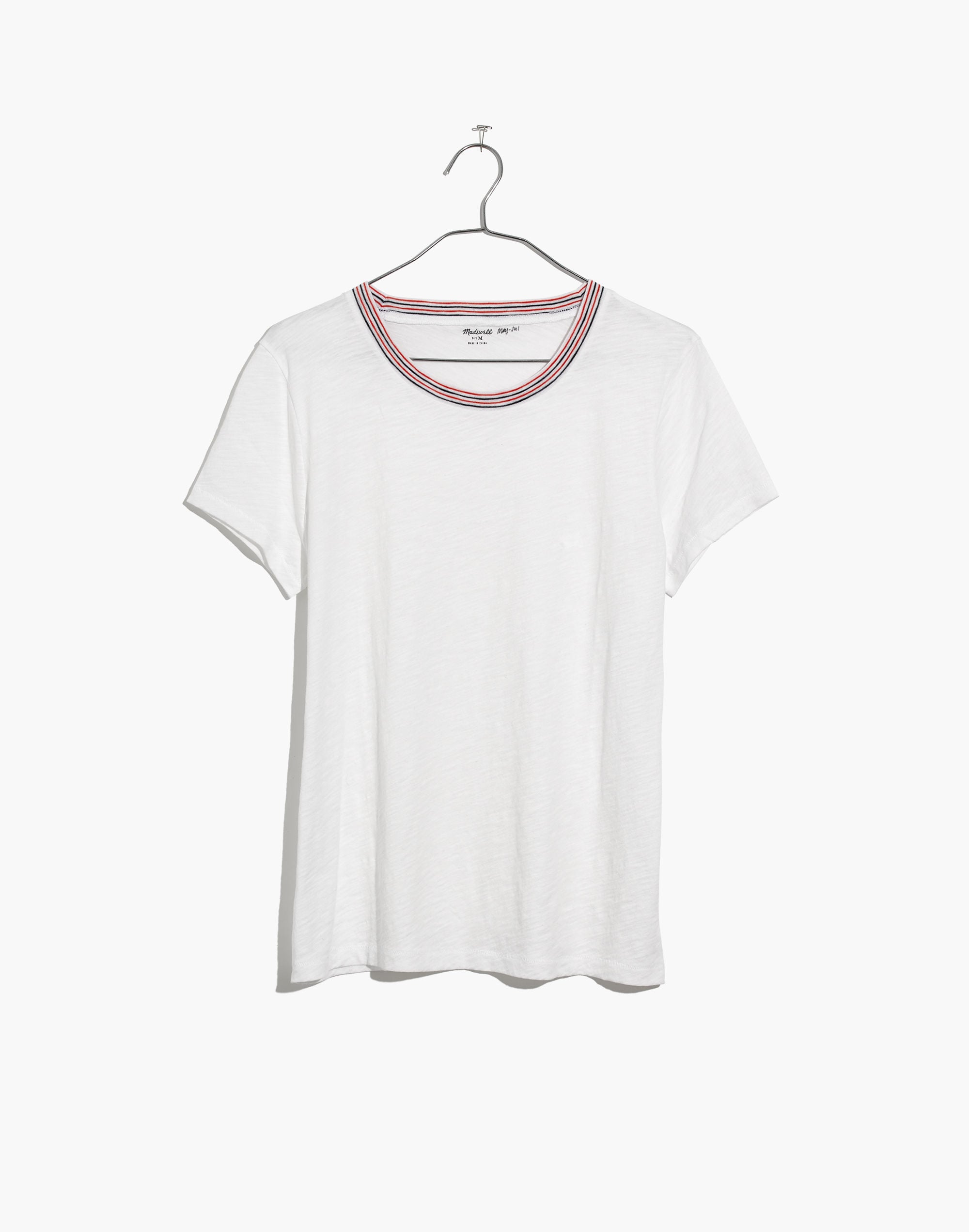 Whisper Cotton Ringer Tee