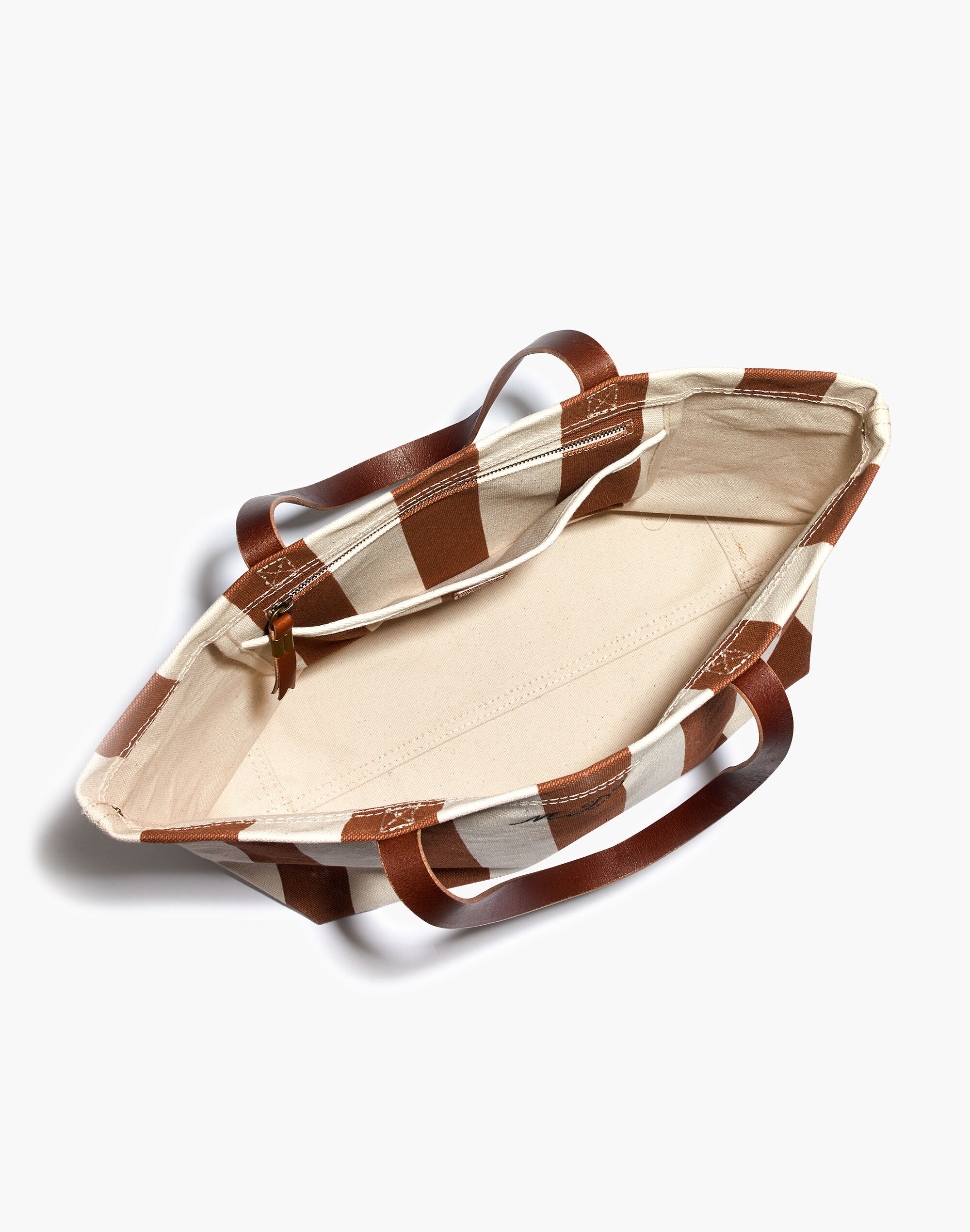 The Canvas Transport Tote in Stripe