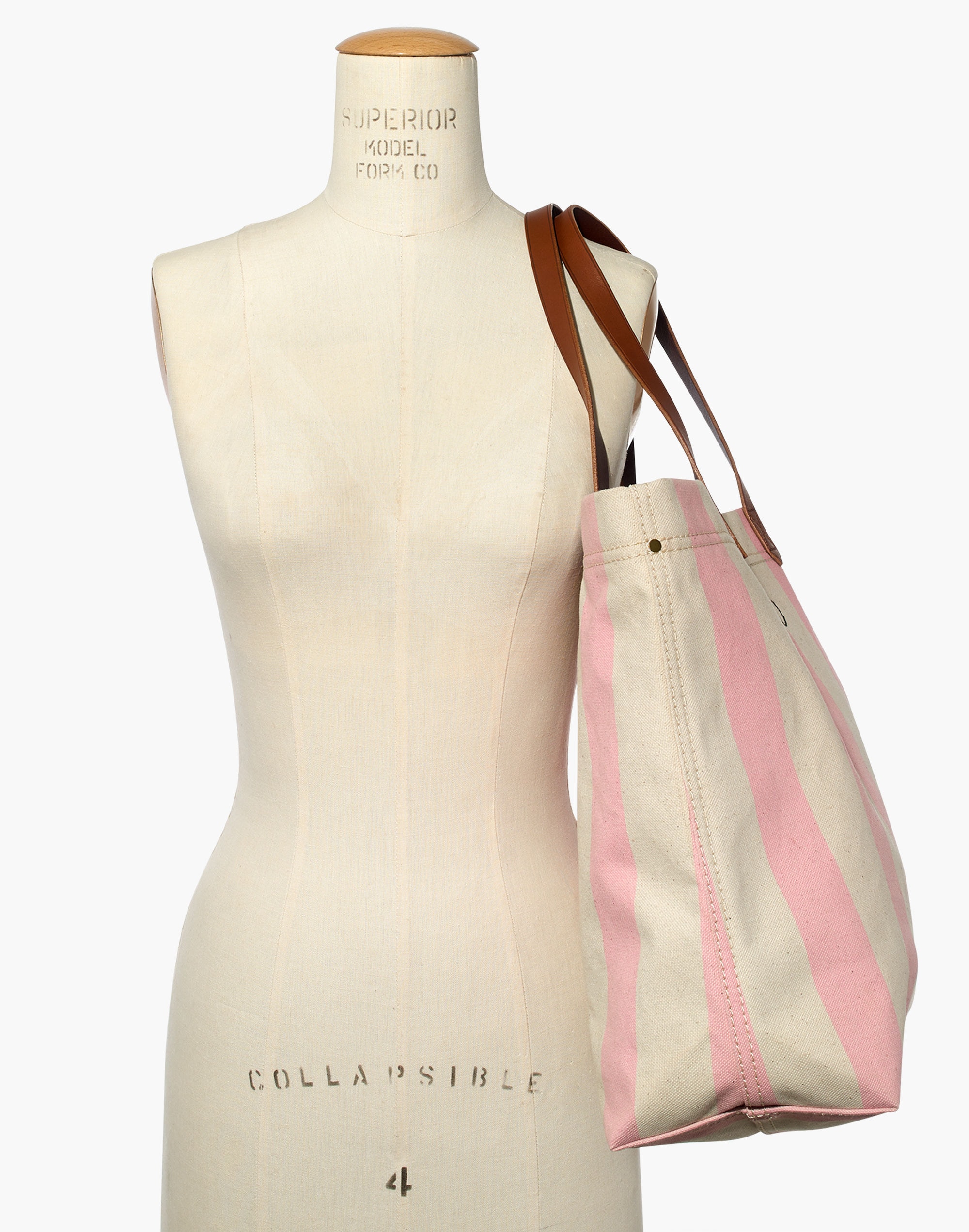 The Canvas Transport Tote in Stripe