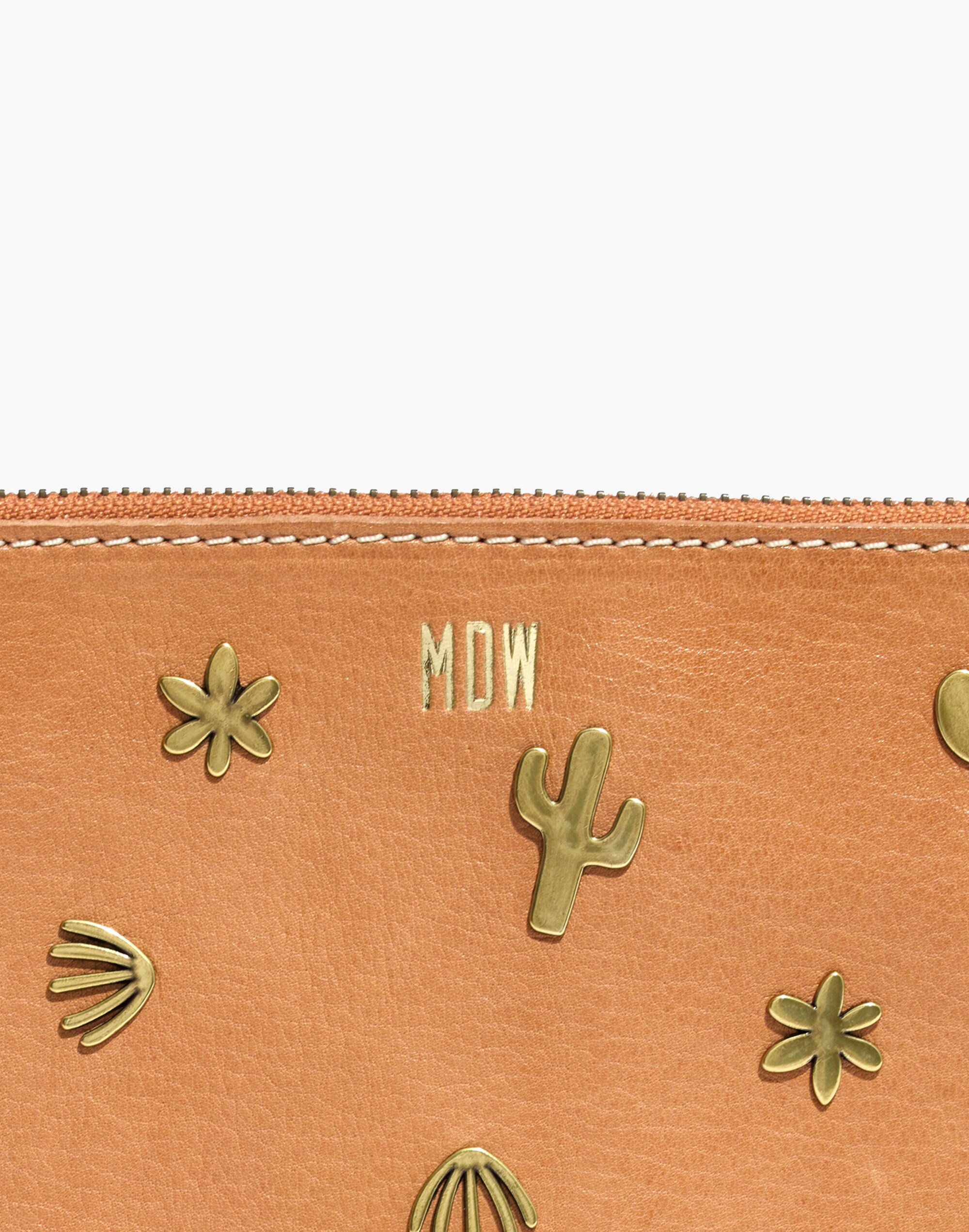 The Leather Pouch Clutch: Southwestern Rivet Edition