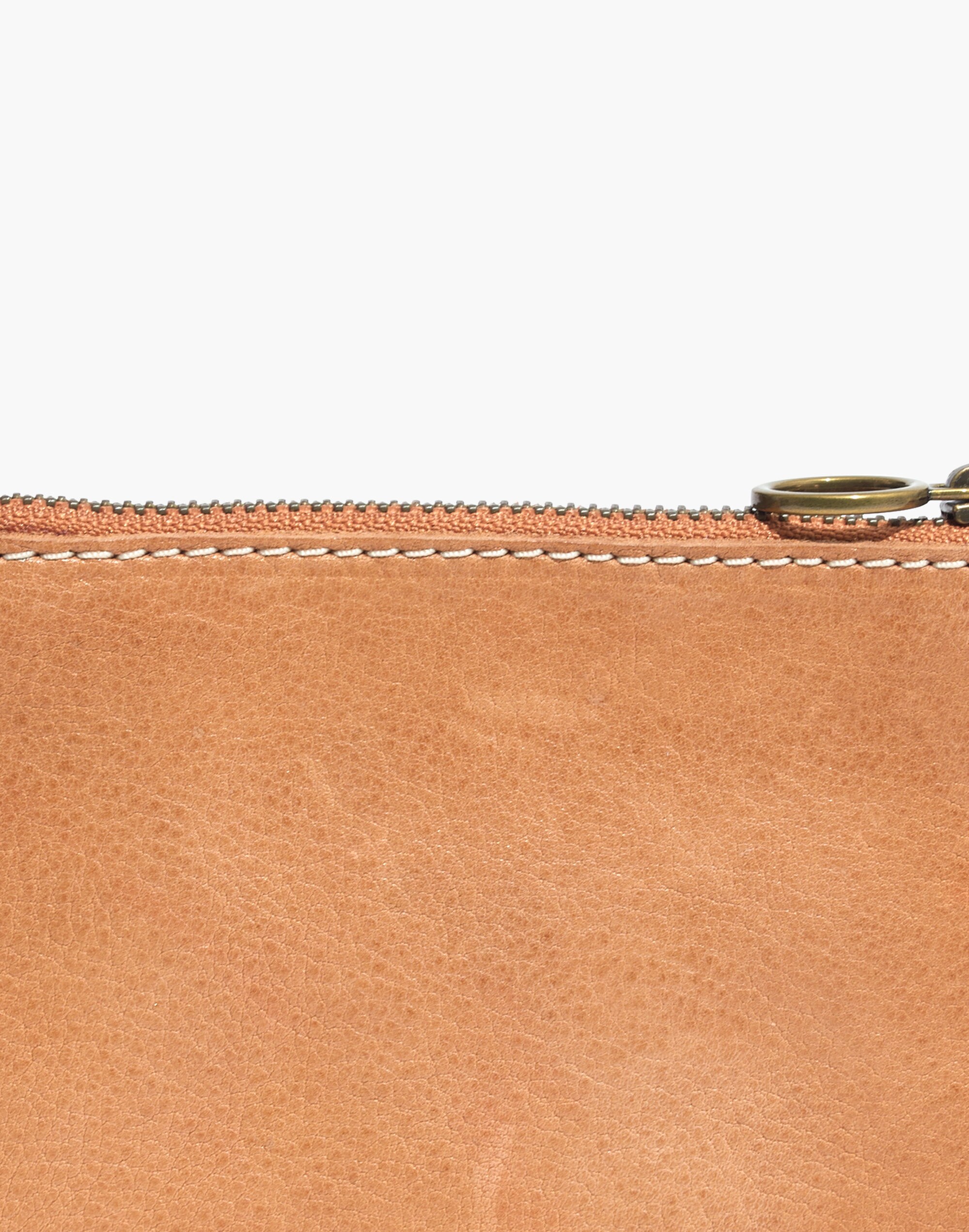 The Leather Pouch Wallet: Sun Embroidered Edition