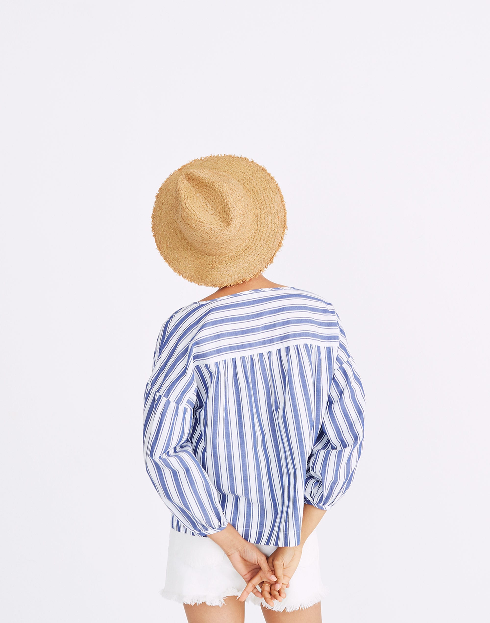 Peasant Top in Shea Stripe