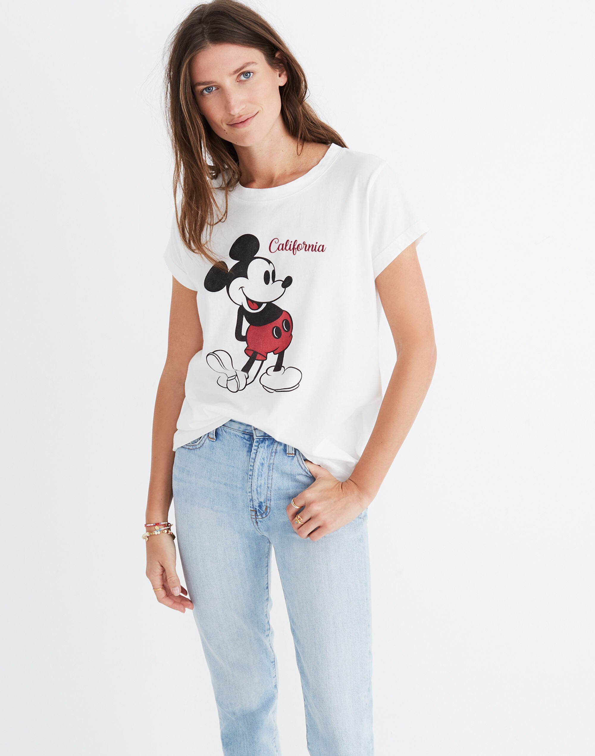 madewell x mickey mouse california tee
