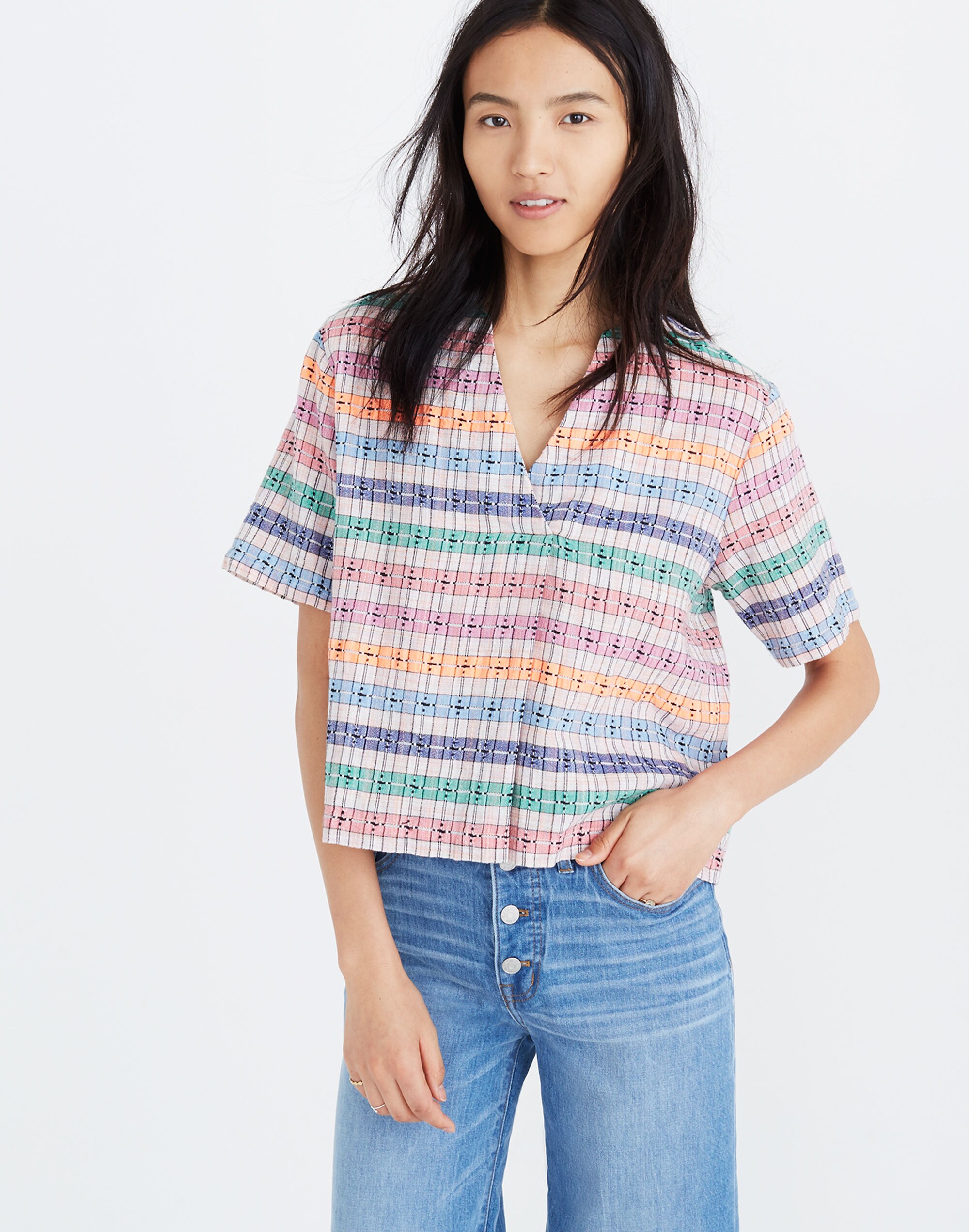 Ace&amp;Jig&trade; Striped Quinn Top