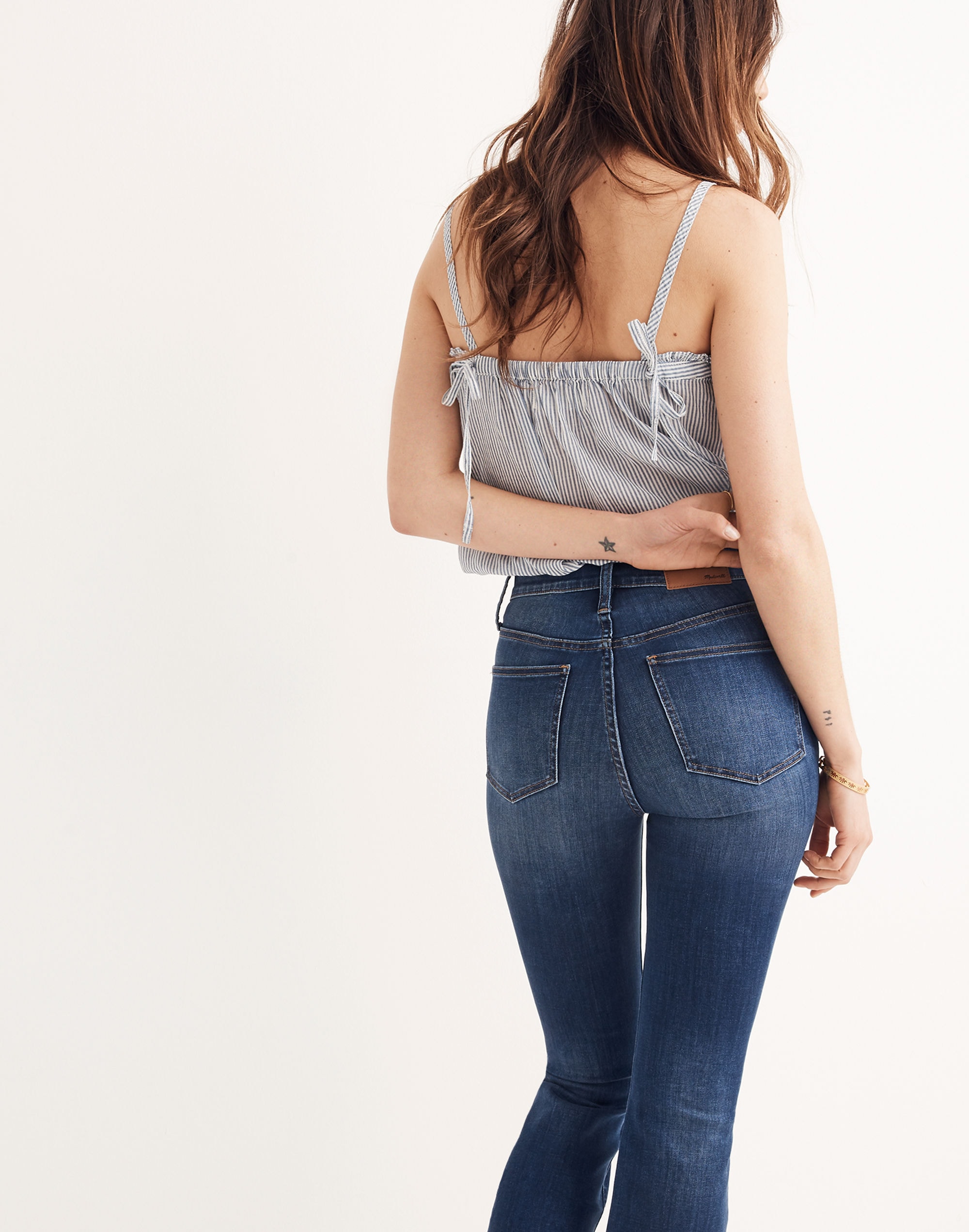 Cali Demi-Boot Jeans in Danny Wash: TENCEL&trade; Denim Edition