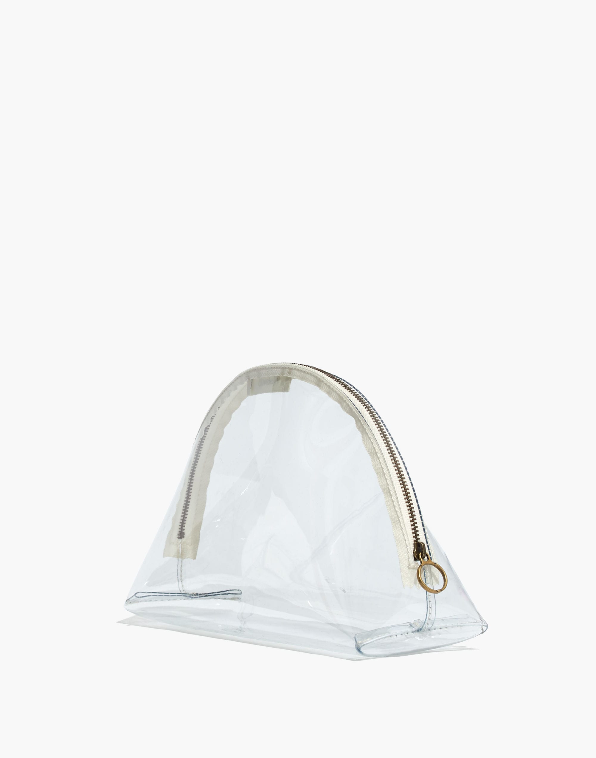 Large Crystalline Half-Moon Pouch
