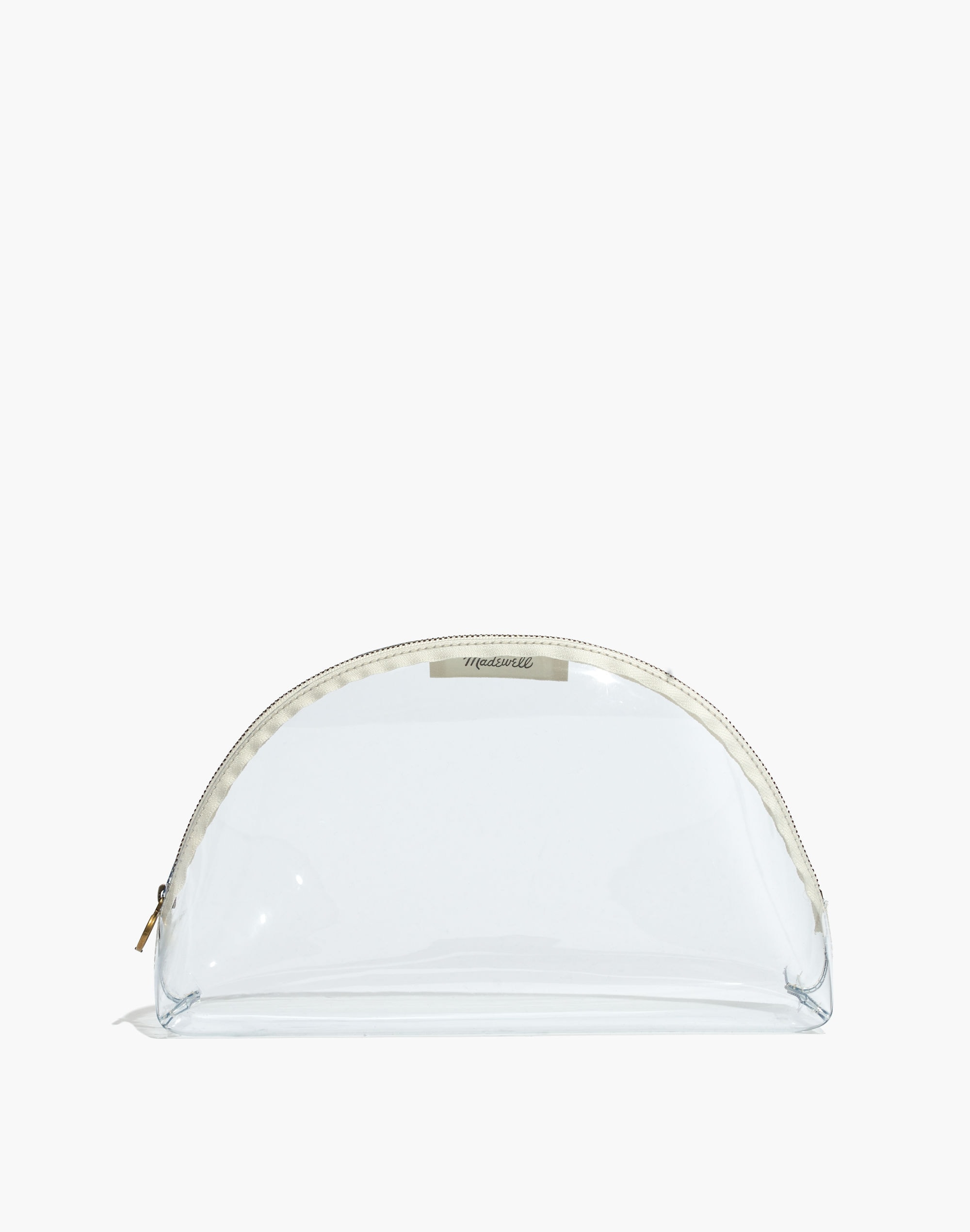 Large Crystalline Half-Moon Pouch