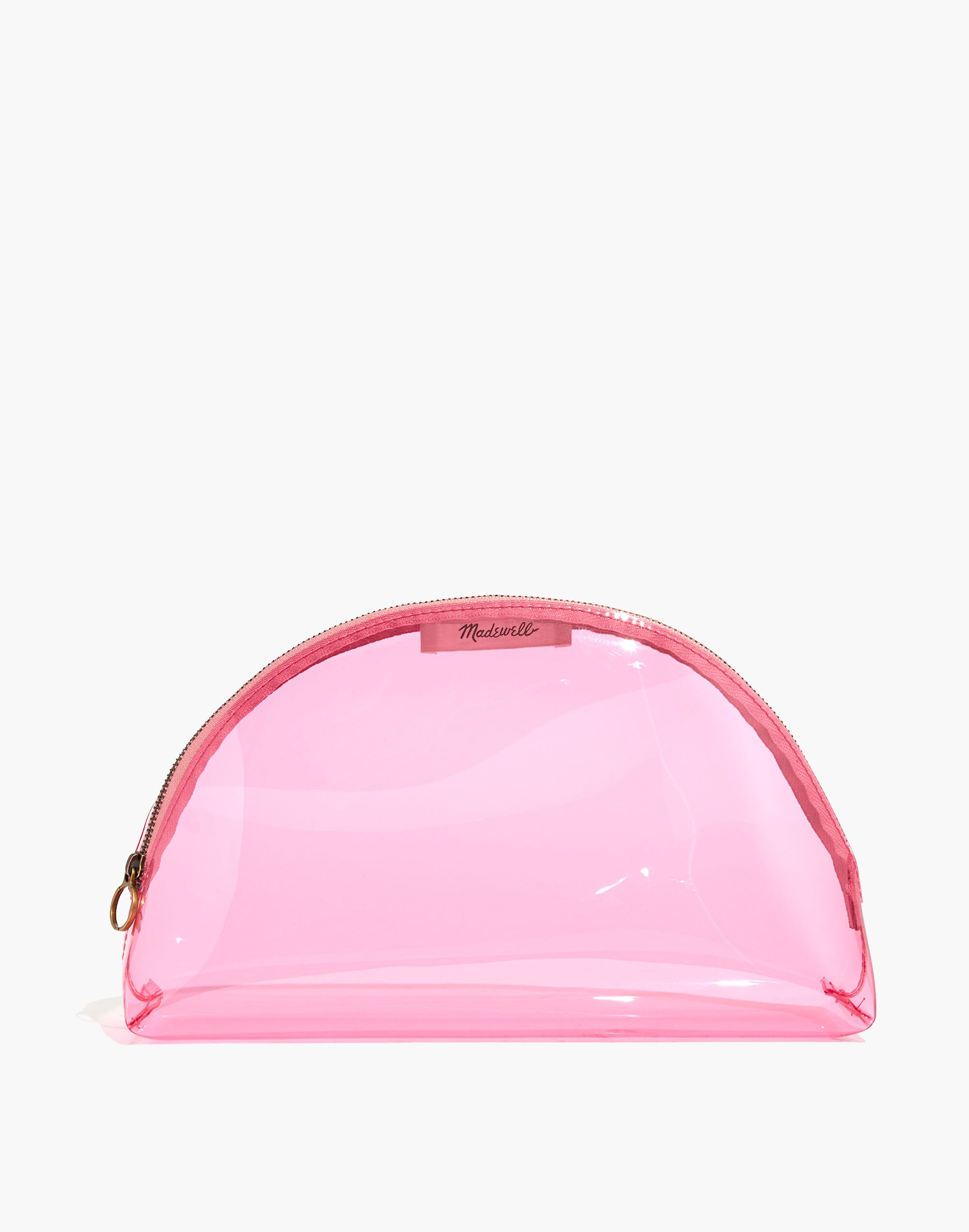 Large Crystalline Half-Moon Pouch