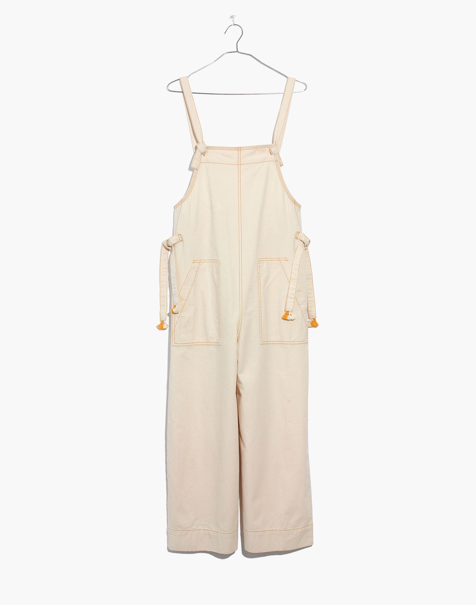 Tassel-Tie Overalls