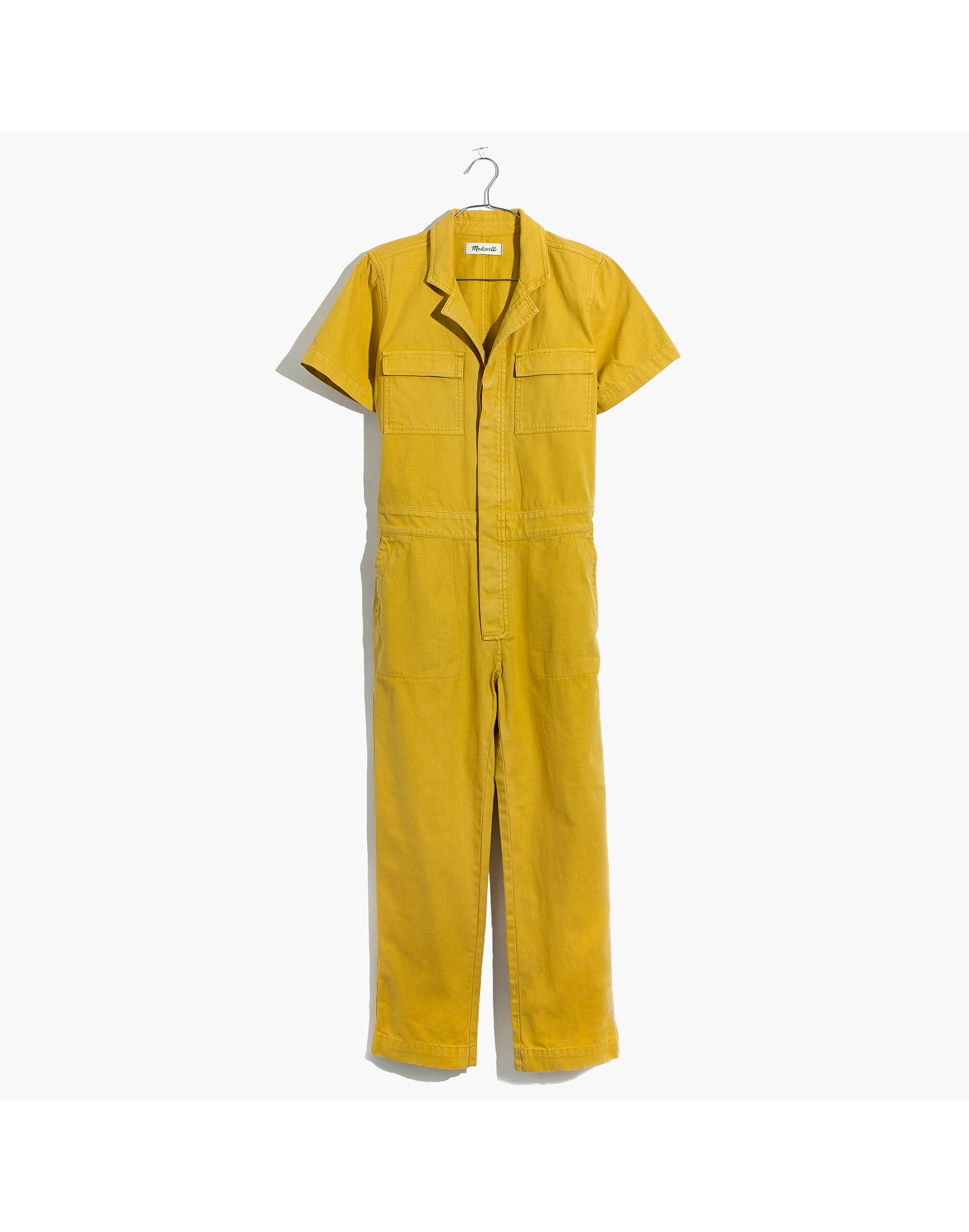 Short-Sleeve Coverall Jumpsuit