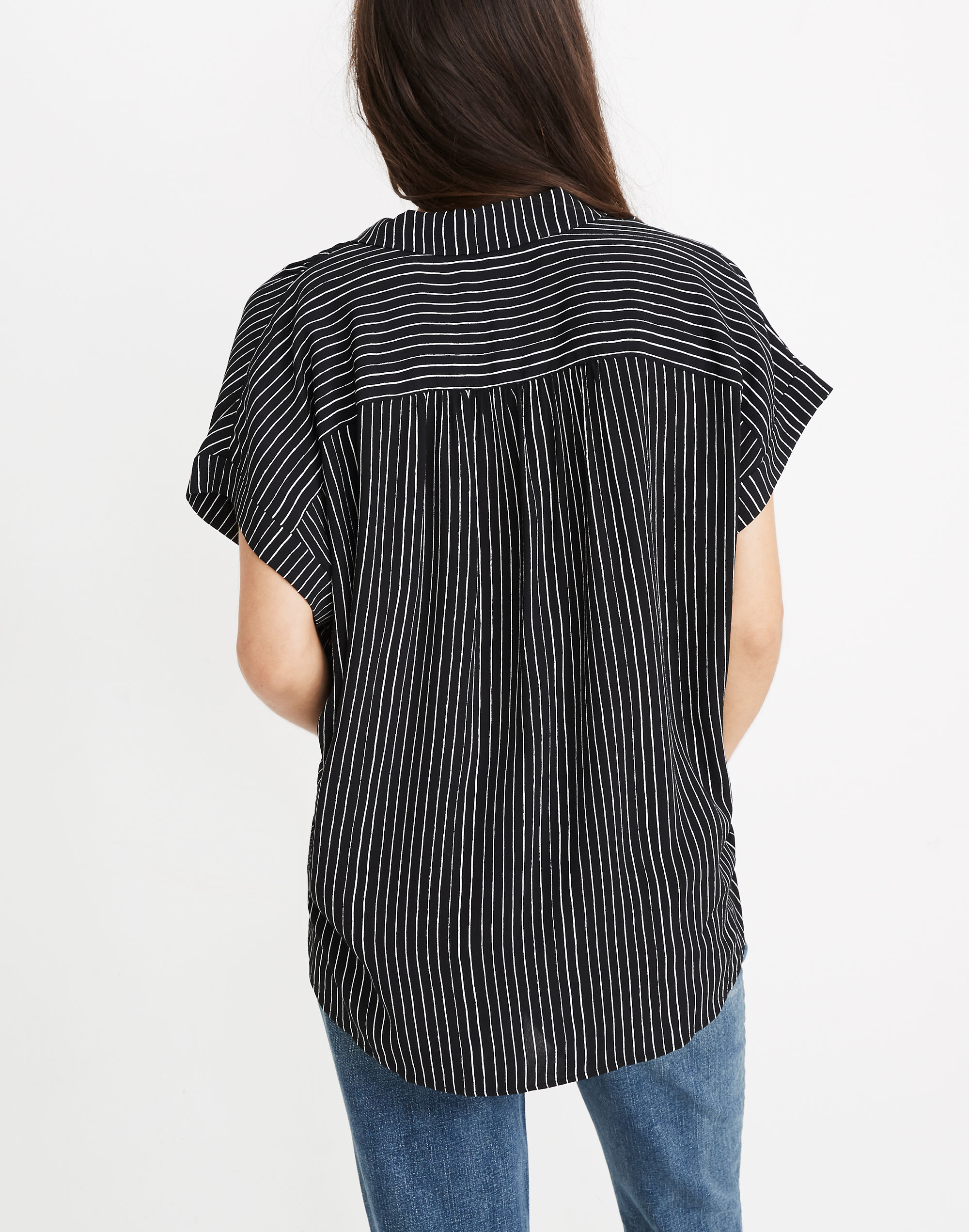 Central Drapey Shirt in Harold Stripe