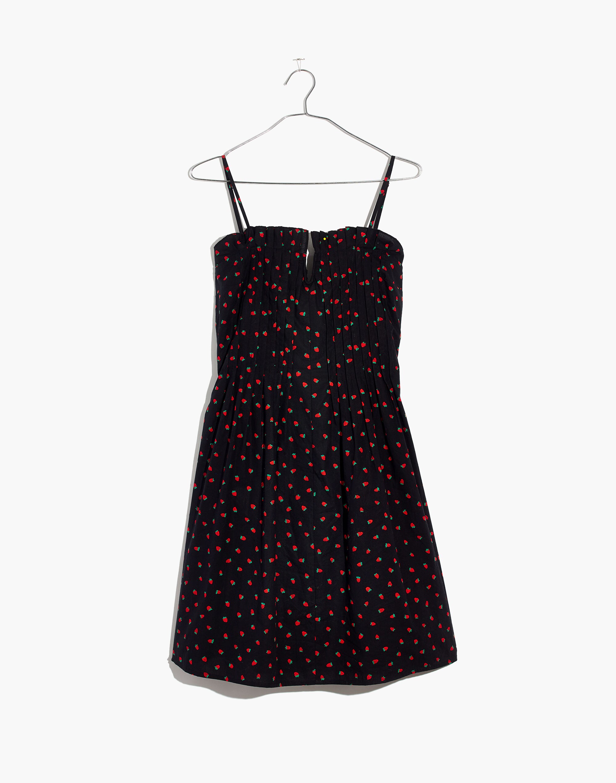 Pintuck Cami Dress in Fresh Strawberries