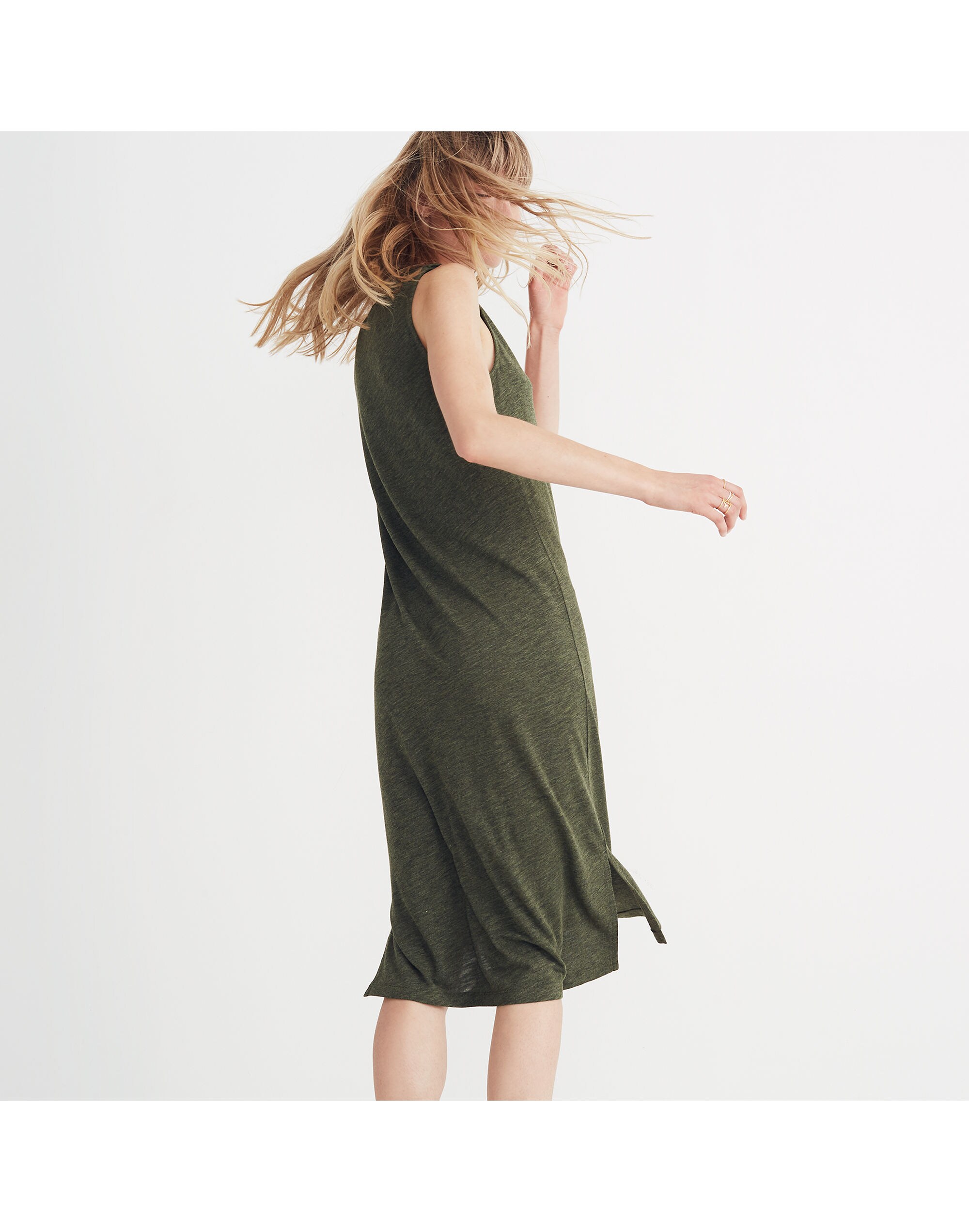 V-Neck Jersey Tank Dress