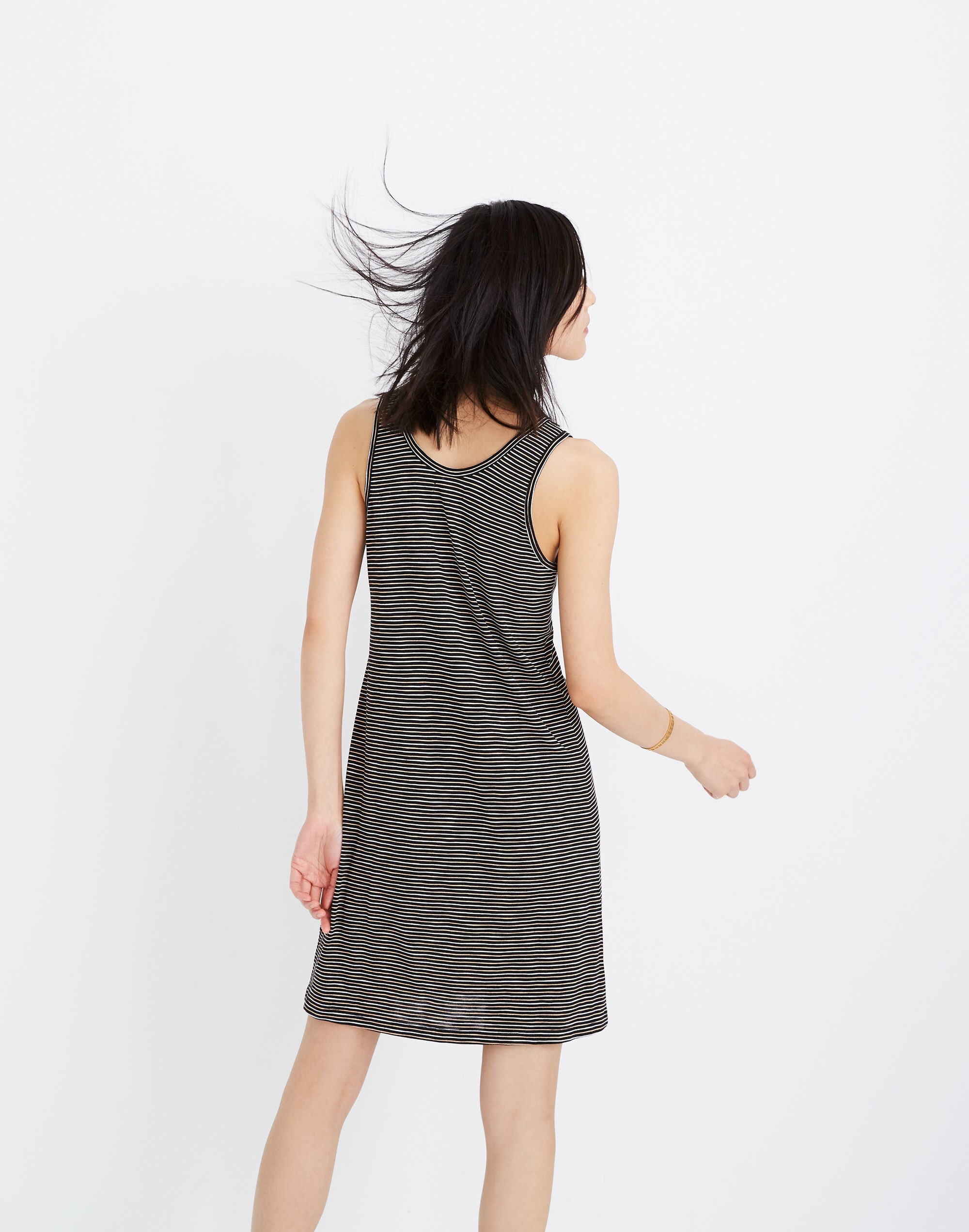 Striped Scoopneck Knit Dress | Madewell