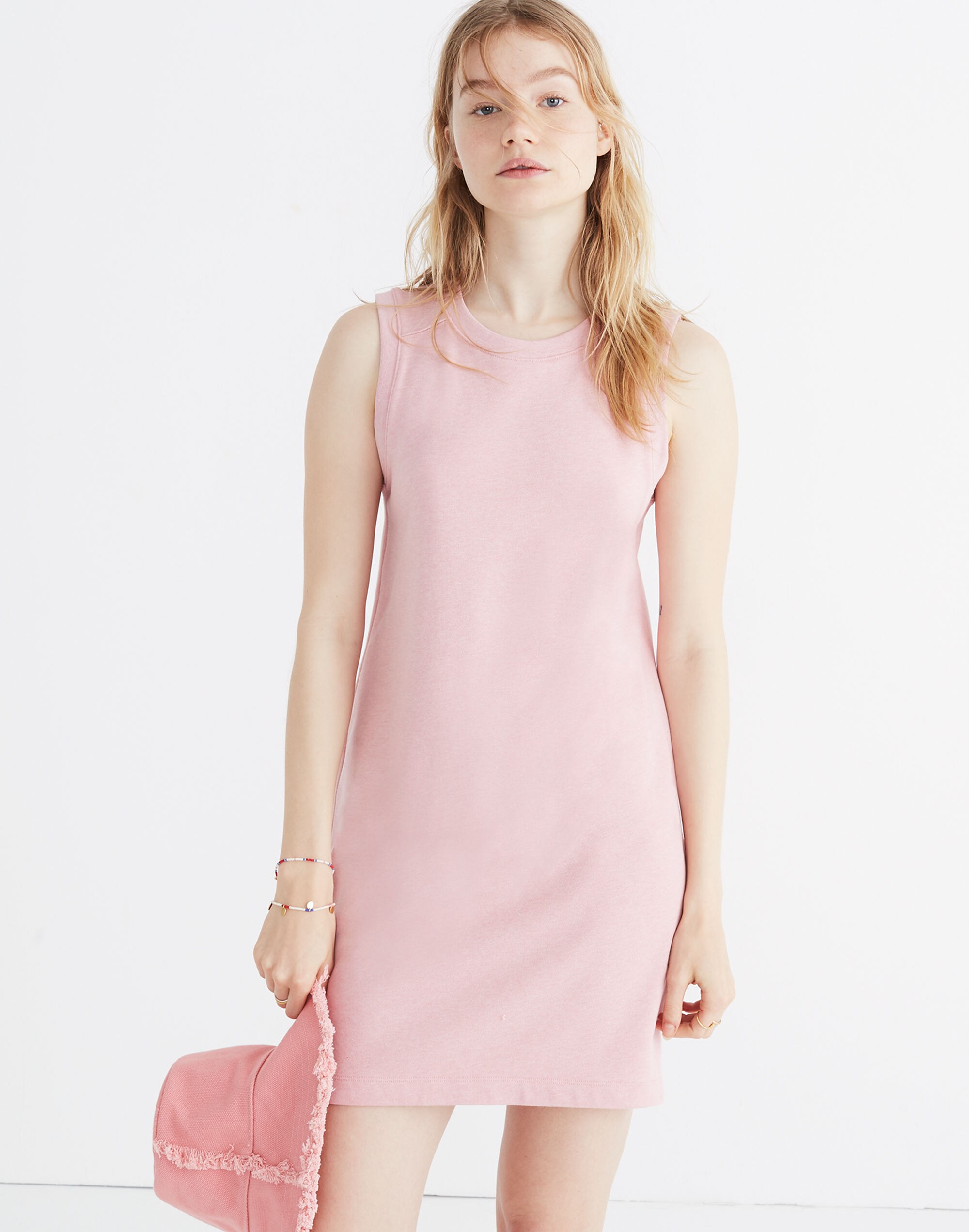 Muscle Tank Sweatshirt Dress
