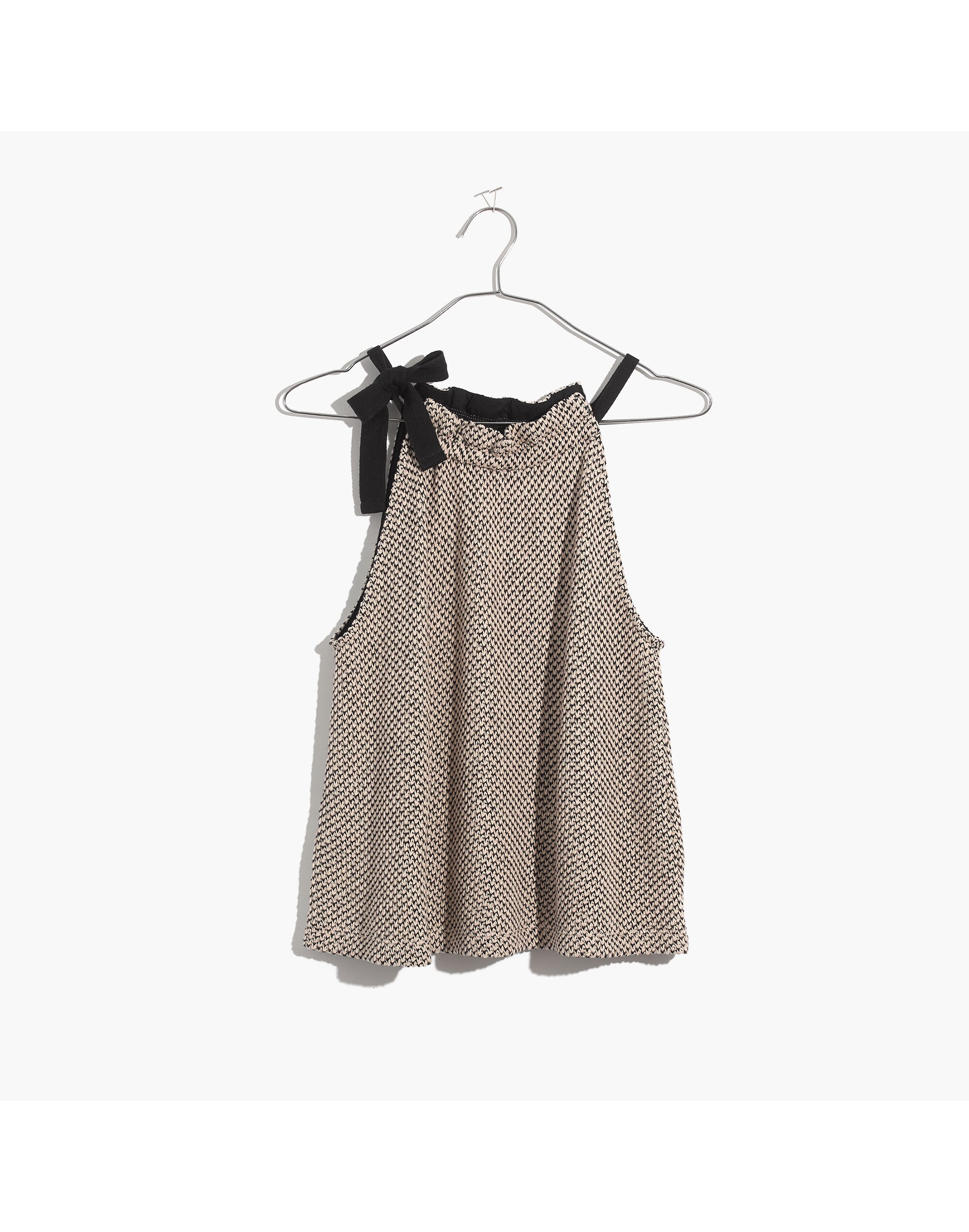 Texture &amp; Thread Tie-Neck Halter Top