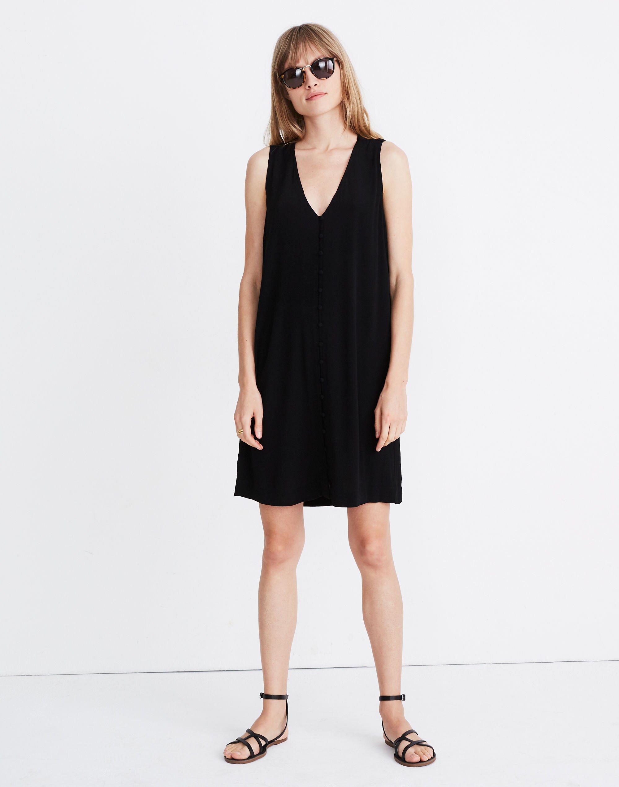 Heather Button-Front Dress