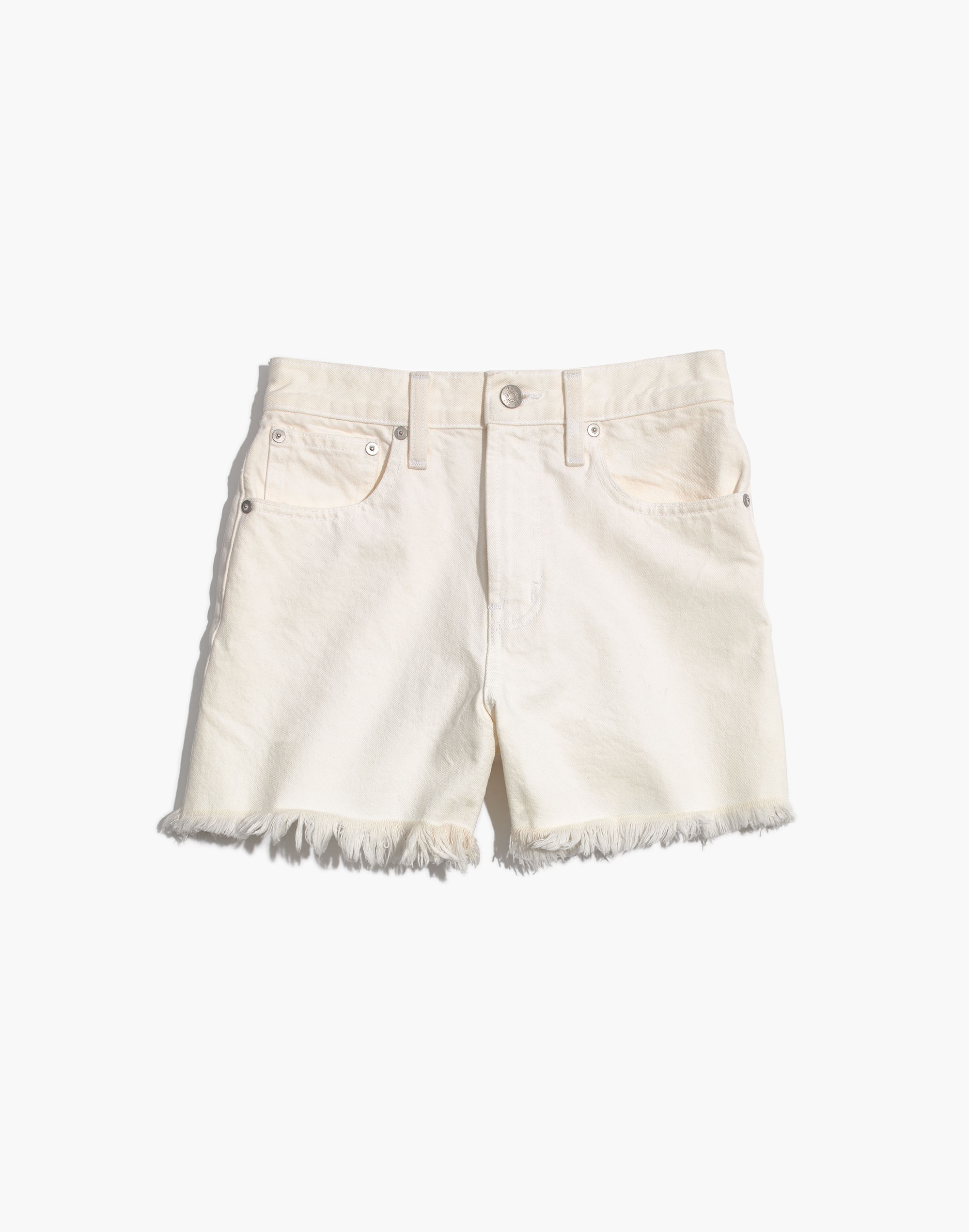 The Perfect Jean Short in Tile White