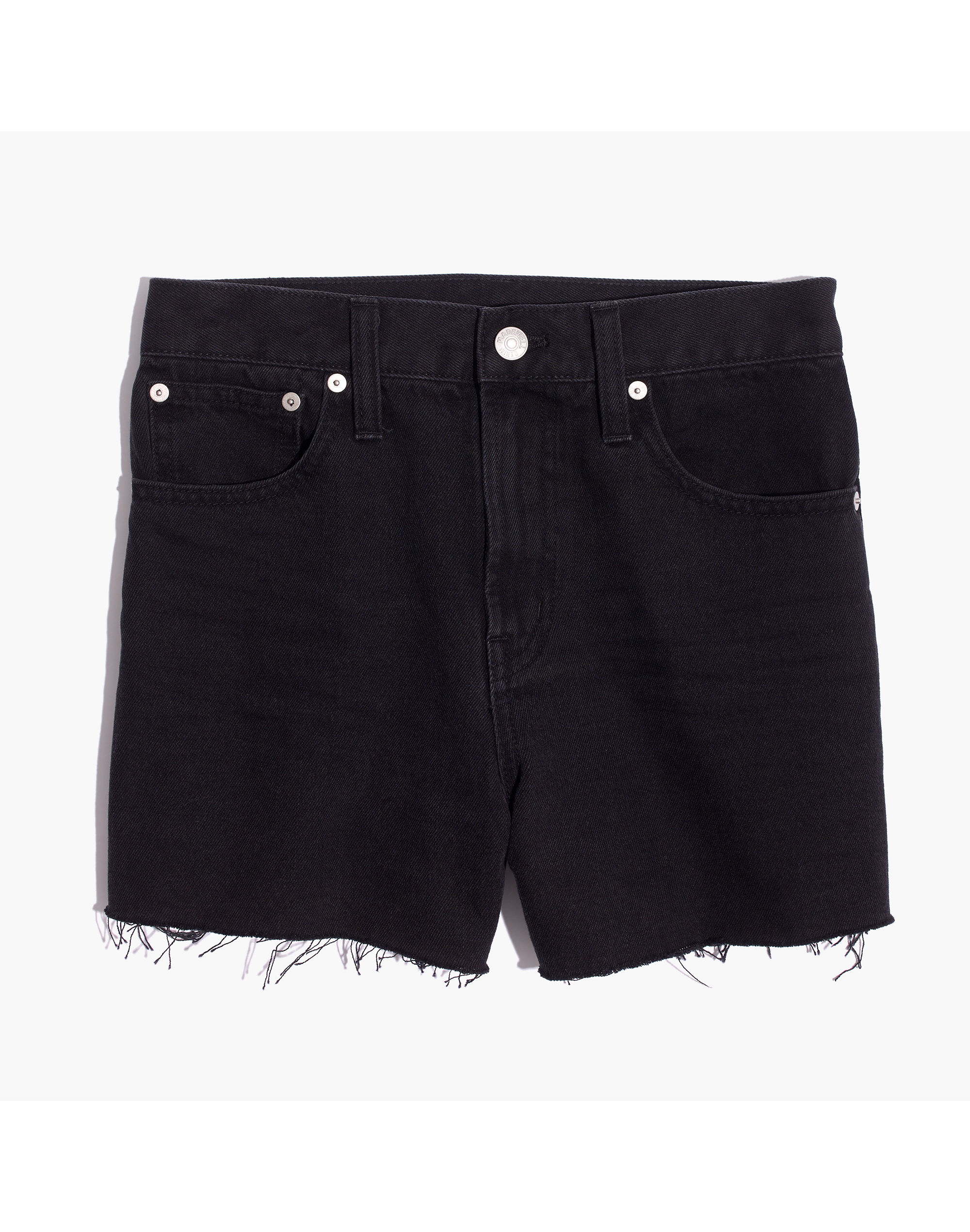 The Perfect Jean Short in Faded Black